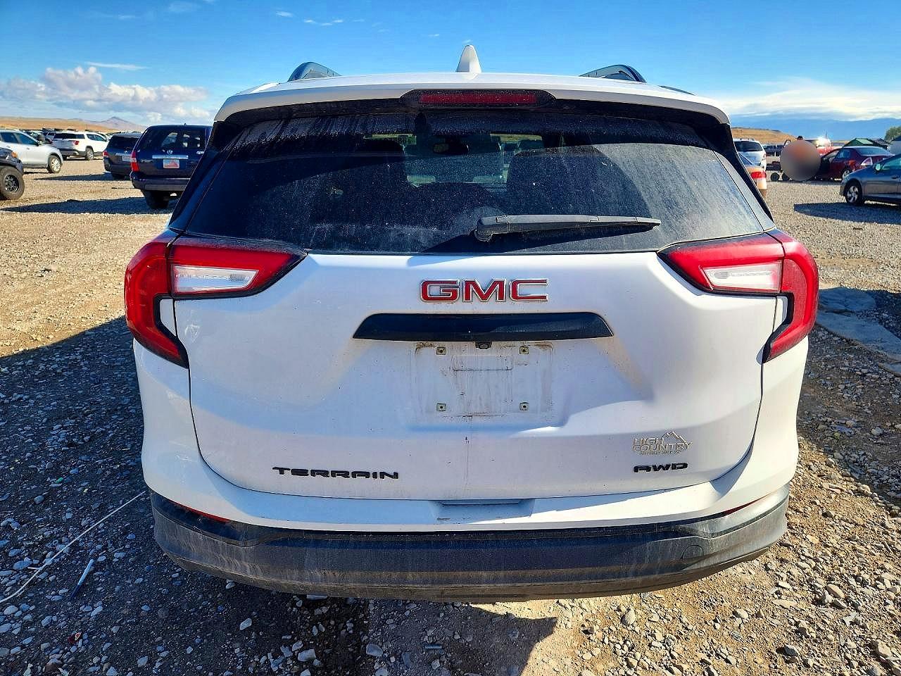 2022 Gmc Terrain Slt White vin: 3GKALVEV2NL270195