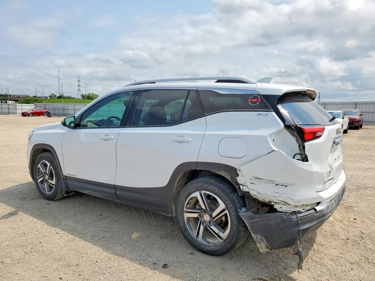 2021 Gmc Terrain Slt White vin: 3GKALVEV3ML334162
