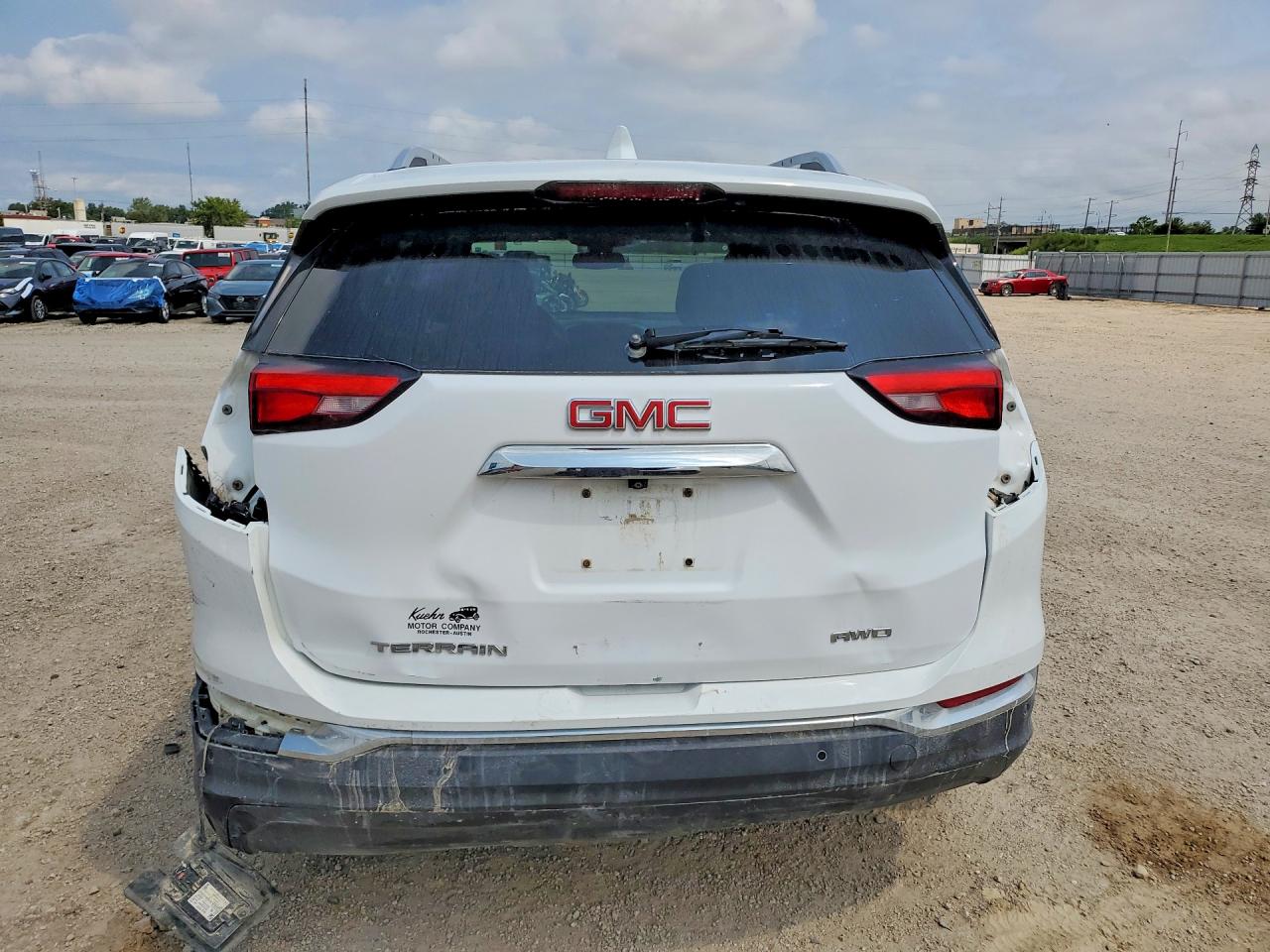 2021 Gmc Terrain Slt White vin: 3GKALVEV3ML334162