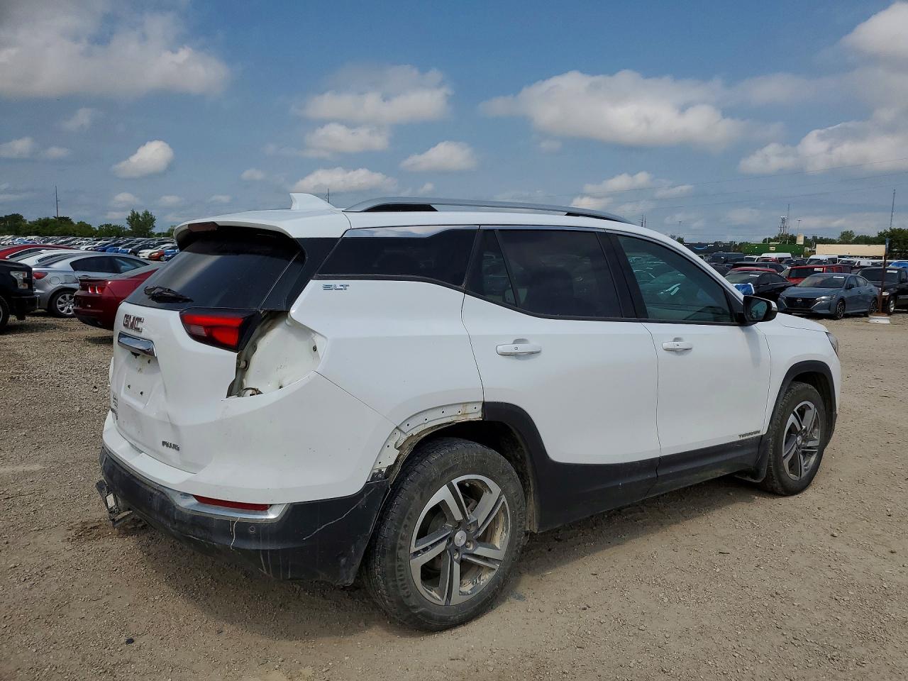 2021 Gmc Terrain Slt White vin: 3GKALVEV3ML334162