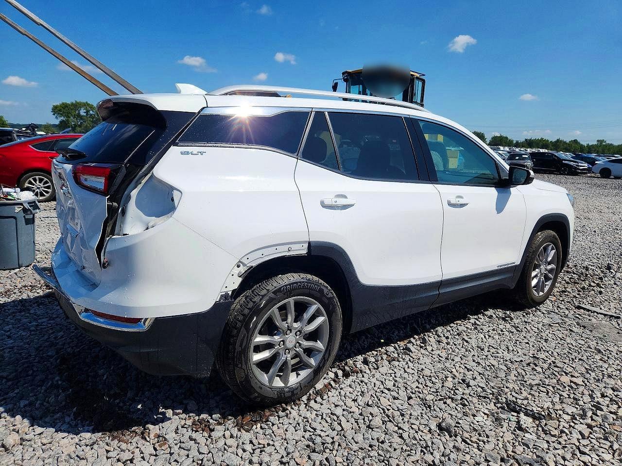 2022 Gmc Terrain Slt White vin: 3GKALVEV3NL193658