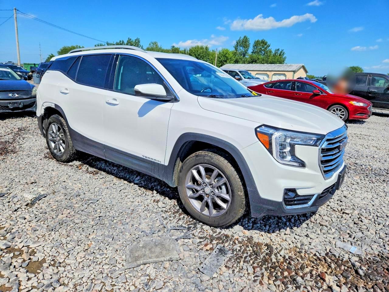2022 Gmc Terrain Slt White vin: 3GKALVEV3NL193658