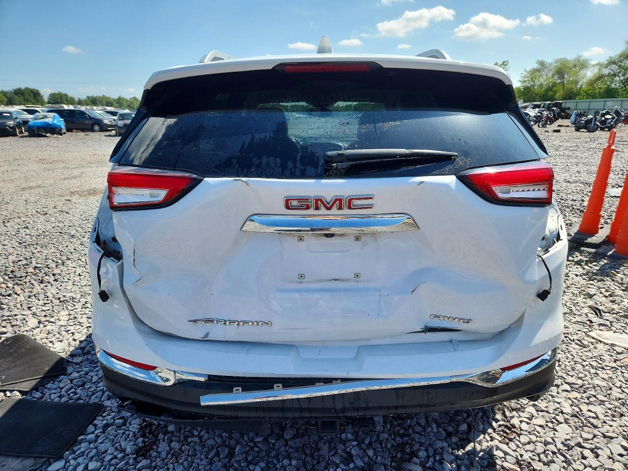 2022 Gmc Terrain Slt White vin: 3GKALVEV3NL193658