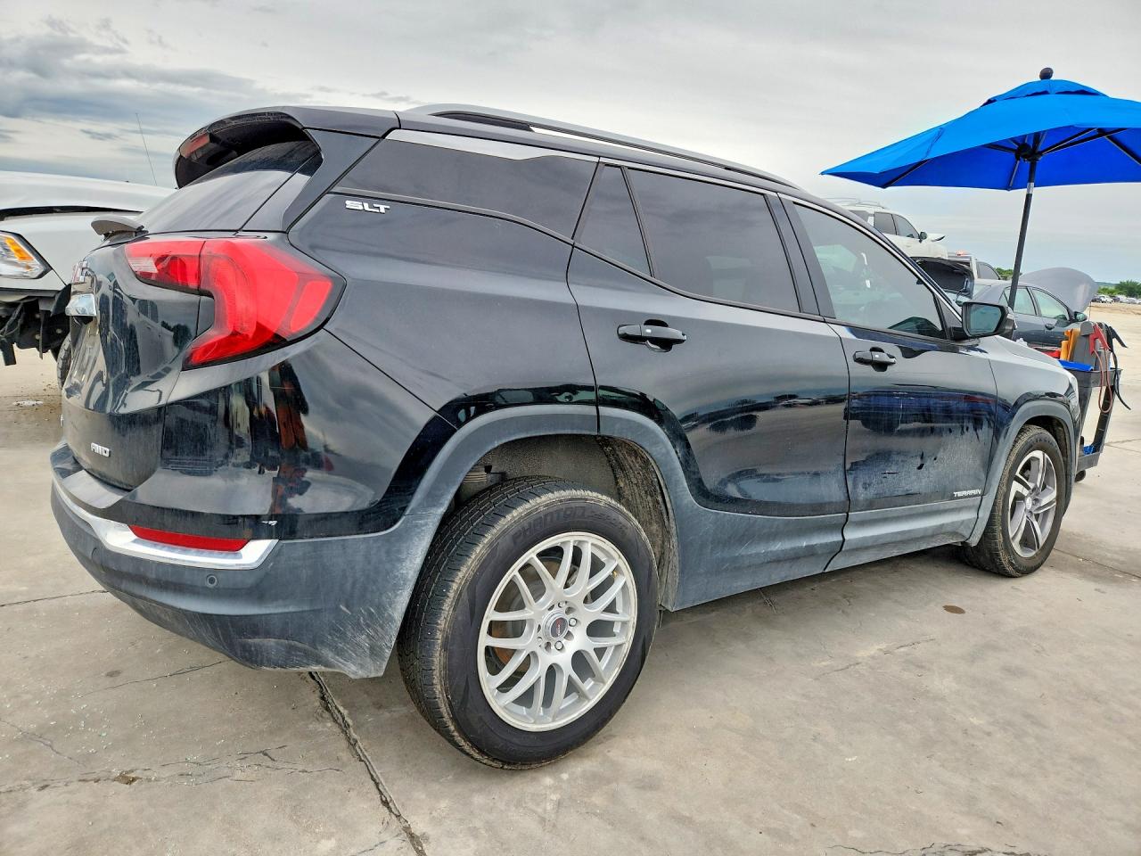 2019 Gmc Terrain Slt Black vin: 3GKALVEV4KL249098