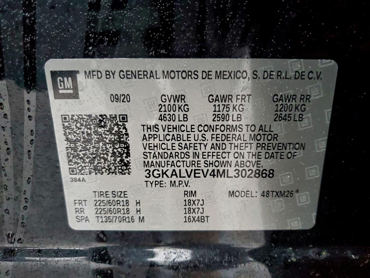 2021 Gmc Terrain Slt Black vin: 3GKALVEV4ML302868