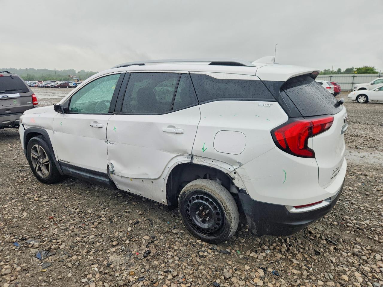 2021 Gmc Terrain Slt White vin: 3GKALVEV4ML304412