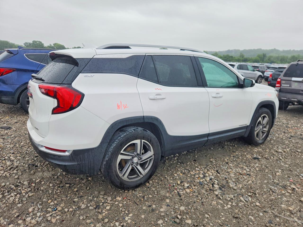 2021 Gmc Terrain Slt White vin: 3GKALVEV4ML304412