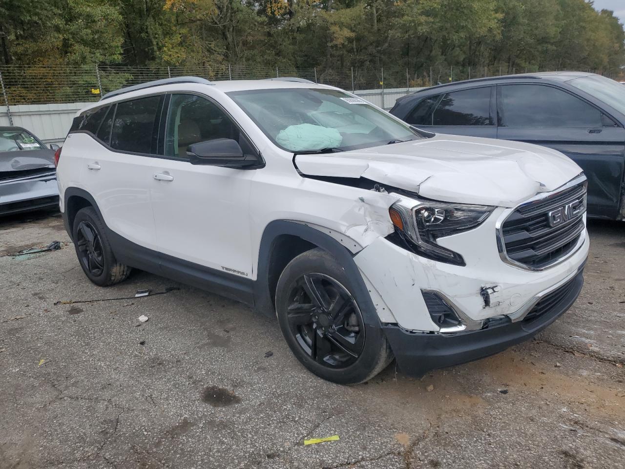 2021 Gmc Terrain Slt White vin: 3GKALVEV4ML345395