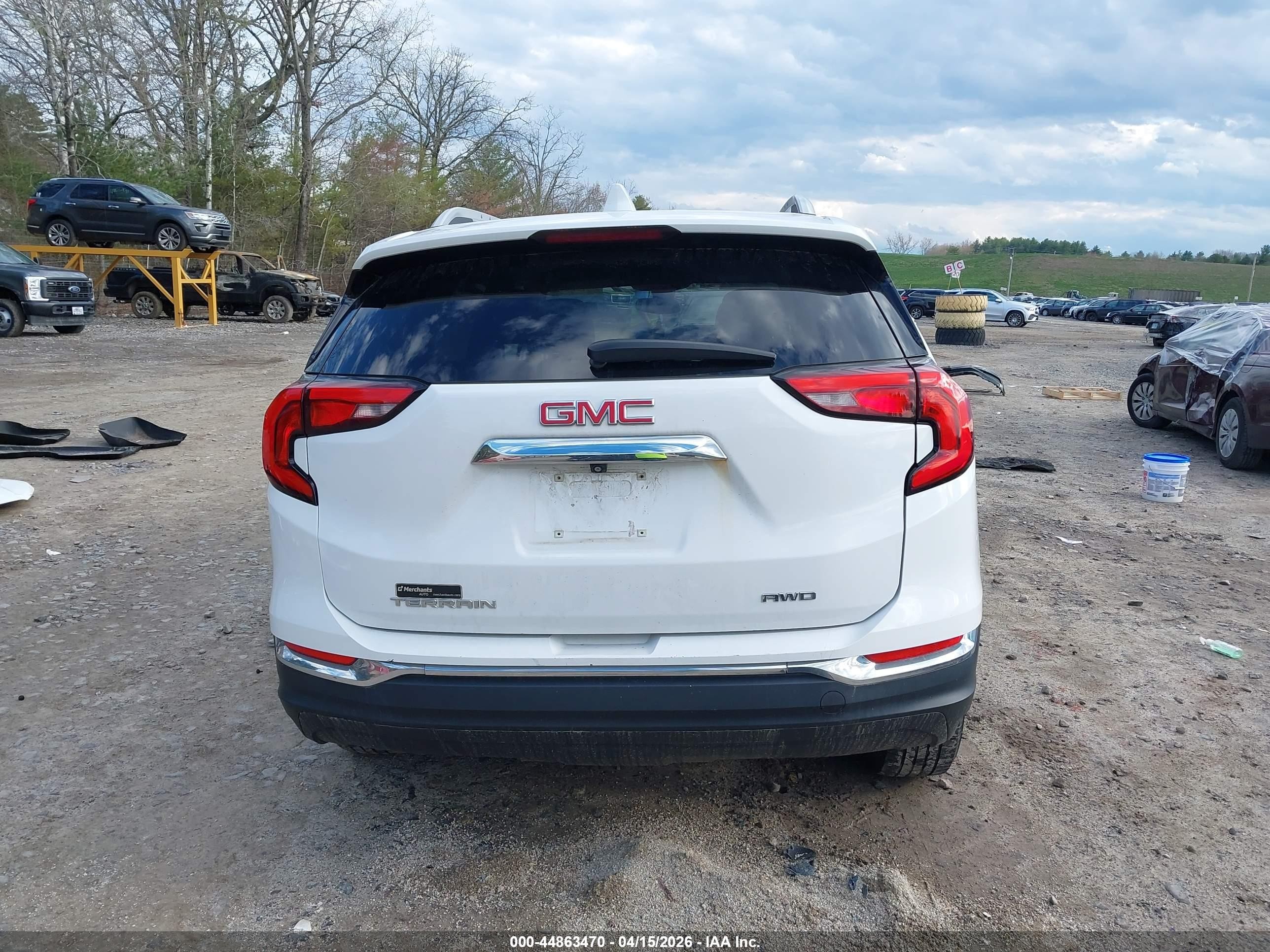2020 Gmc Terrain Awd Slt White vin: 3GKALVEV5LL112012