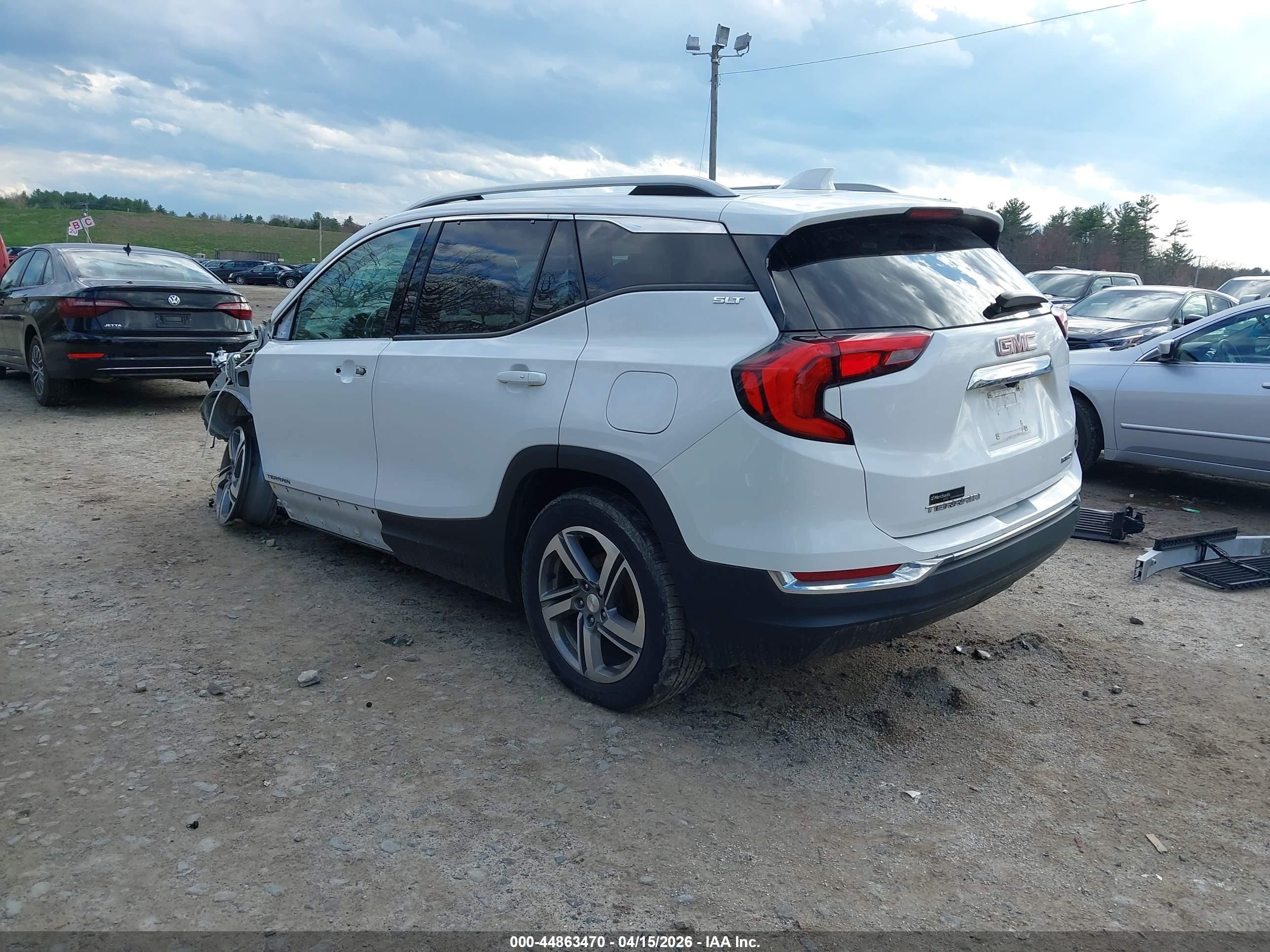 2020 Gmc Terrain Awd Slt White vin: 3GKALVEV5LL112012