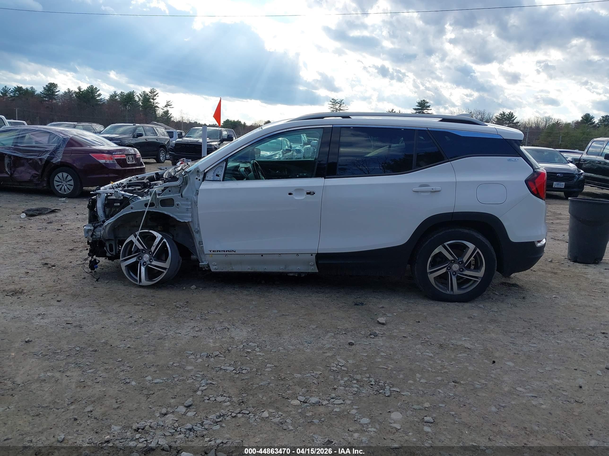 2020 Gmc Terrain Awd Slt White vin: 3GKALVEV5LL112012