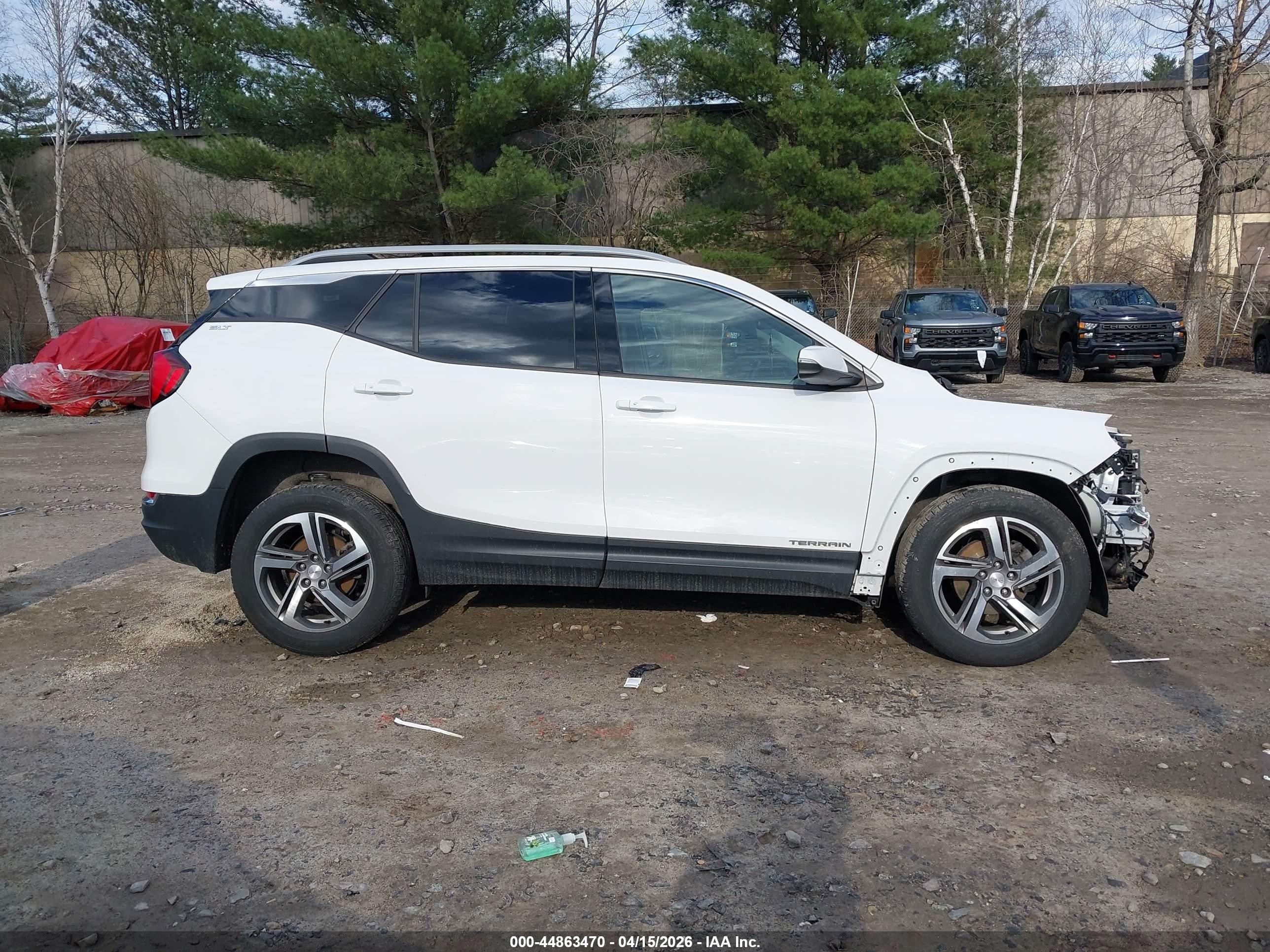 2020 Gmc Terrain Awd Slt White vin: 3GKALVEV5LL112012
