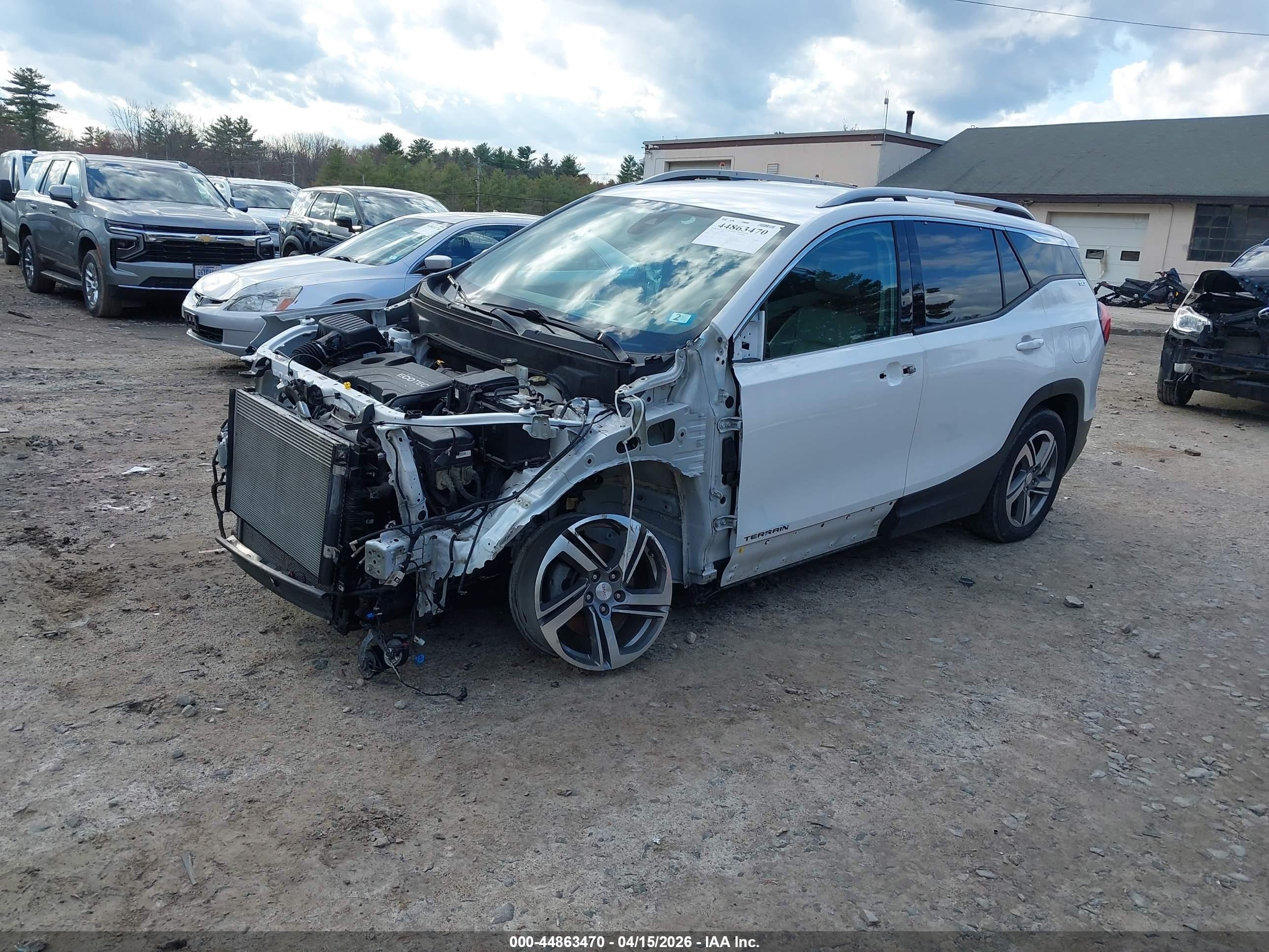 2020 Gmc Terrain Awd Slt White vin: 3GKALVEV5LL112012