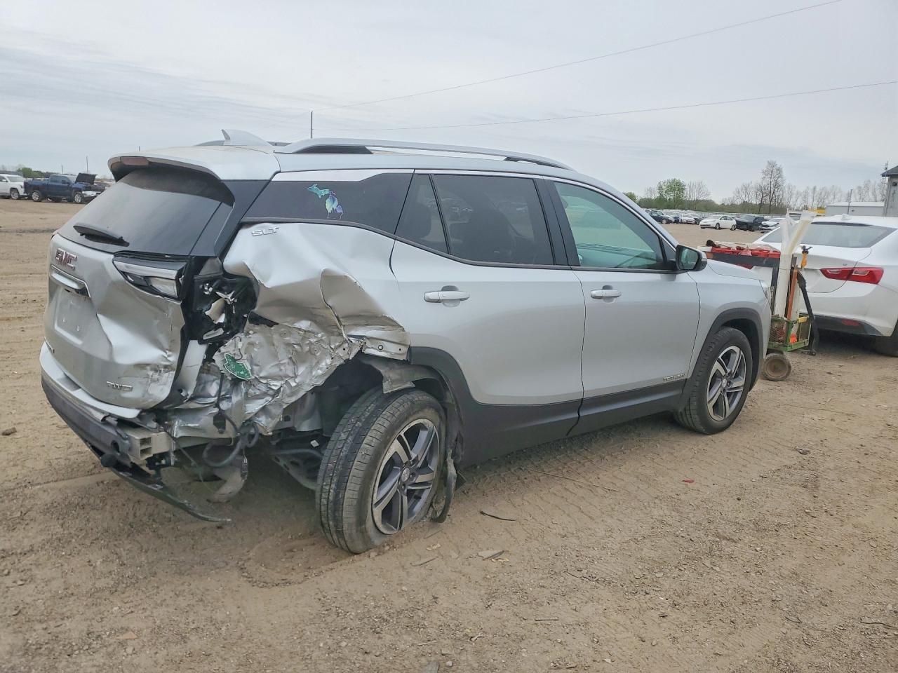2020 Gmc Terrain Slt Silver vin: 3GKALVEV5LL308287