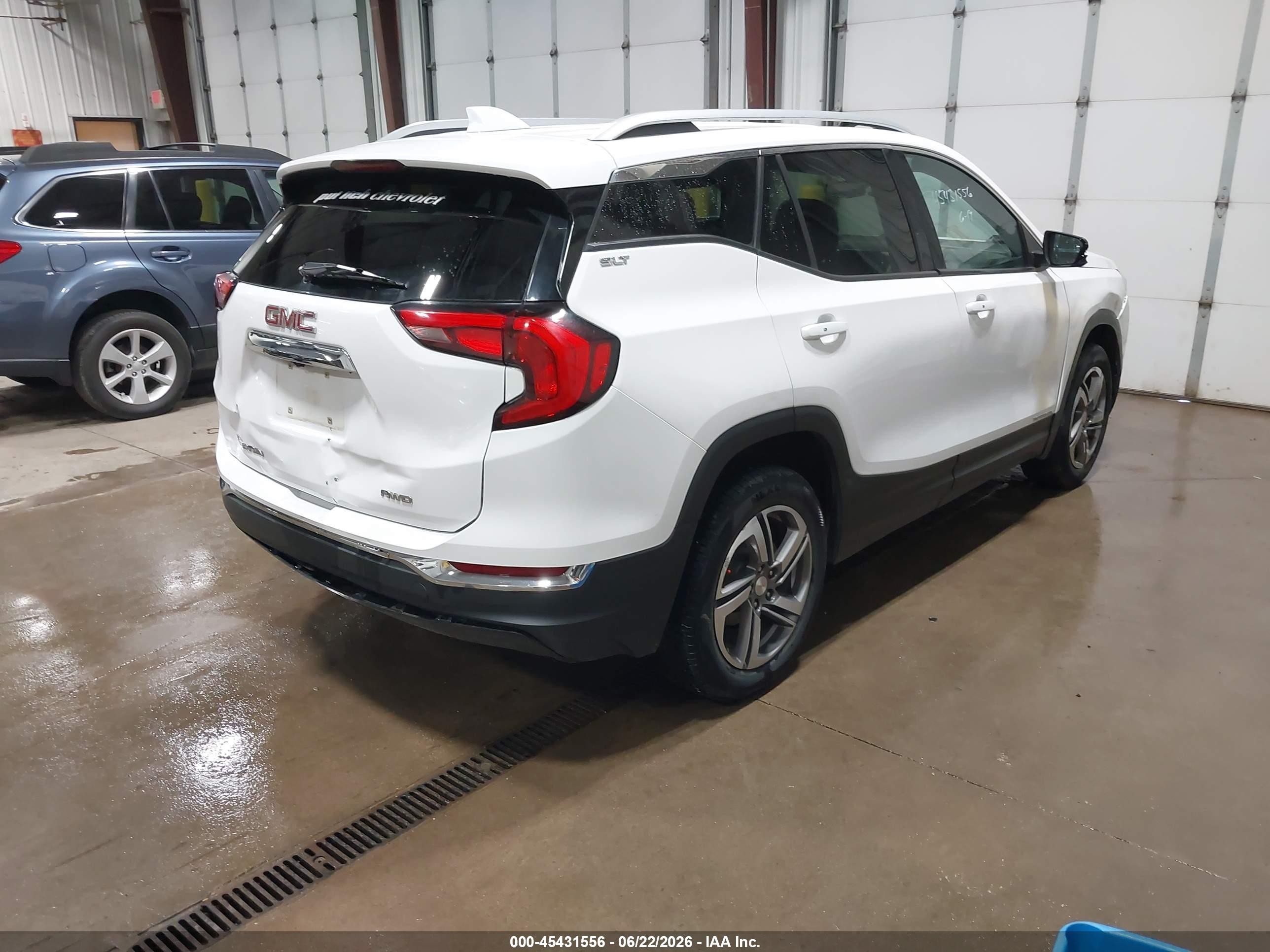 2020 Gmc Terrain Awd Slt White vin: 3GKALVEV6LL121690