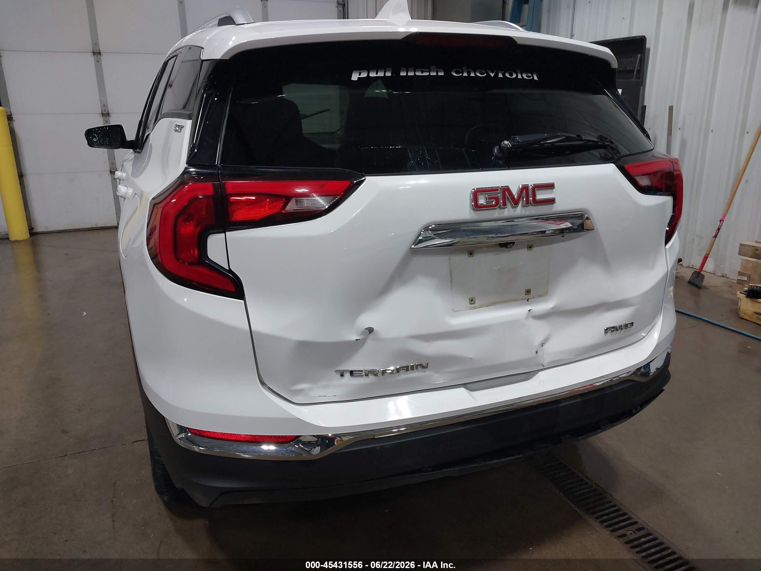 2020 Gmc Terrain Awd Slt White vin: 3GKALVEV6LL121690