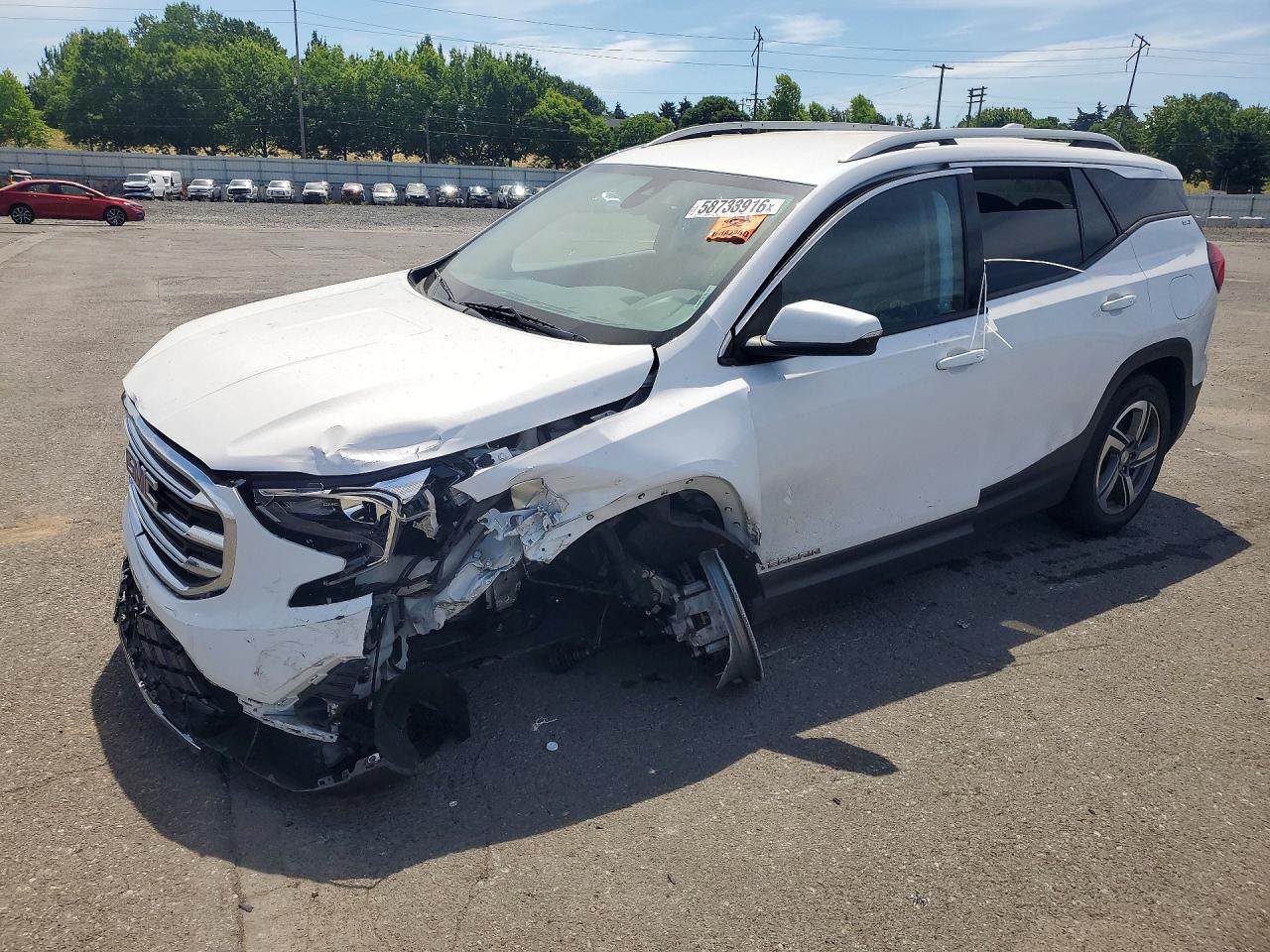 2021 Gmc Terrain Slt Белый vin: 3GKALVEV6ML391245