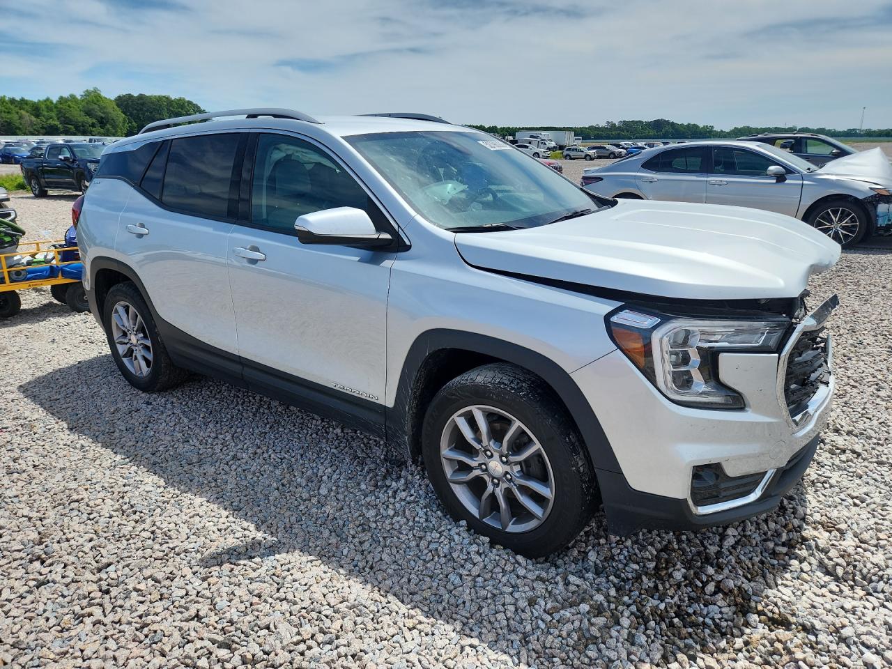 2022 Gmc Terrain Denali Silver vin: 3GKALVEV7NL193503