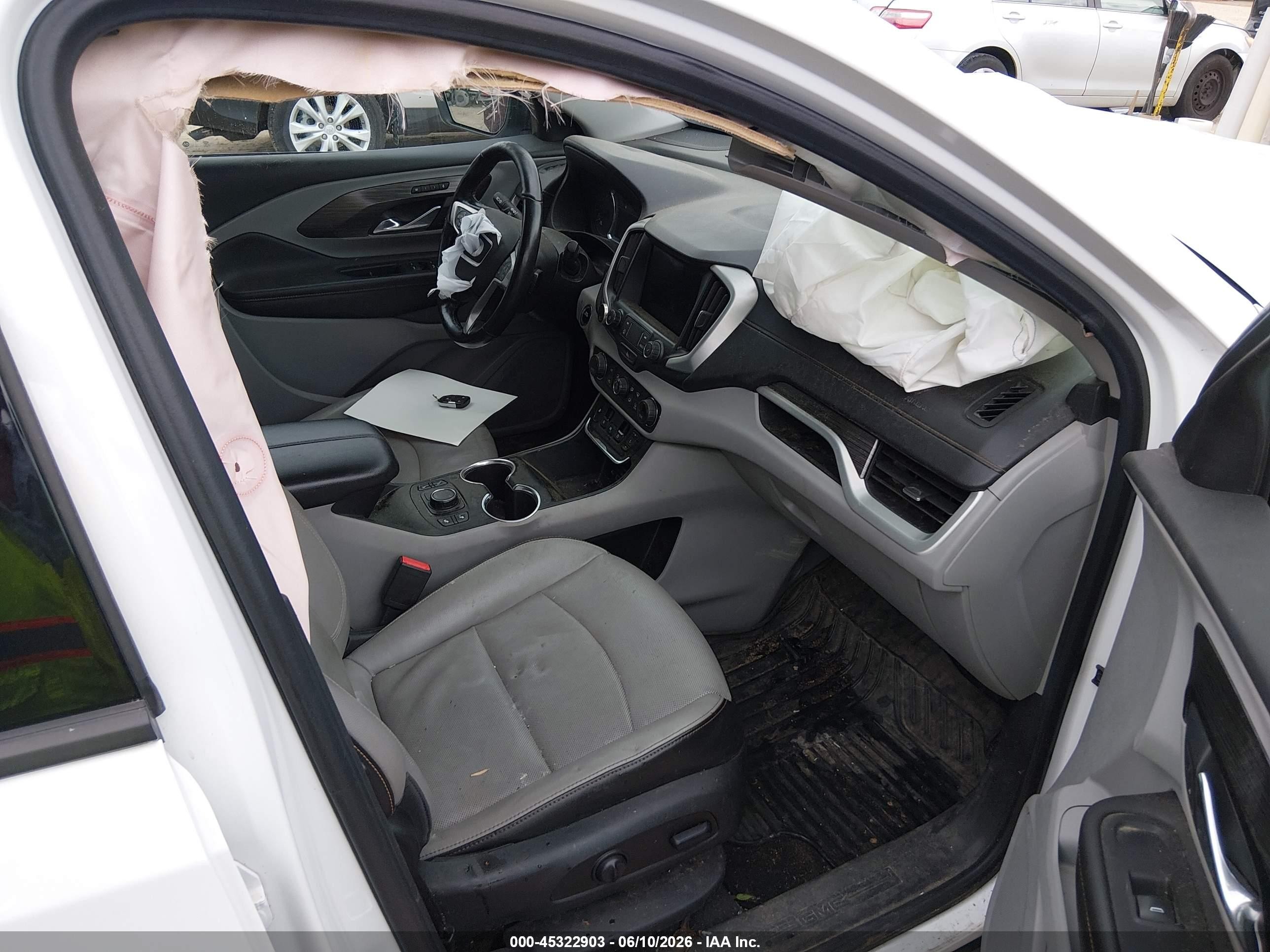 2019 Gmc Terrain Slt White vin: 3GKALVEV8KL334364