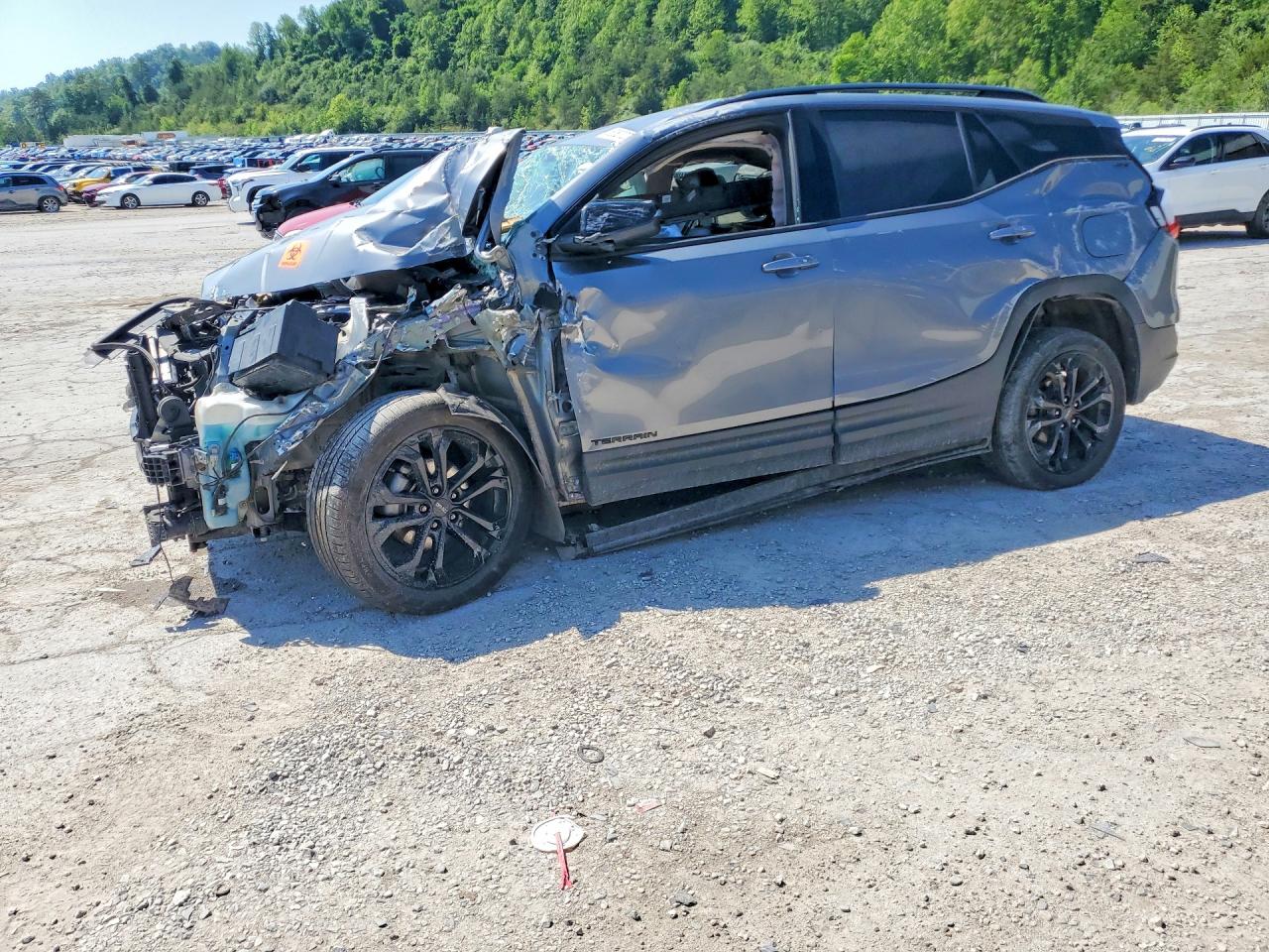 2021 Gmc Terrain Slt Gray vin: 3GKALVEV8ML301271