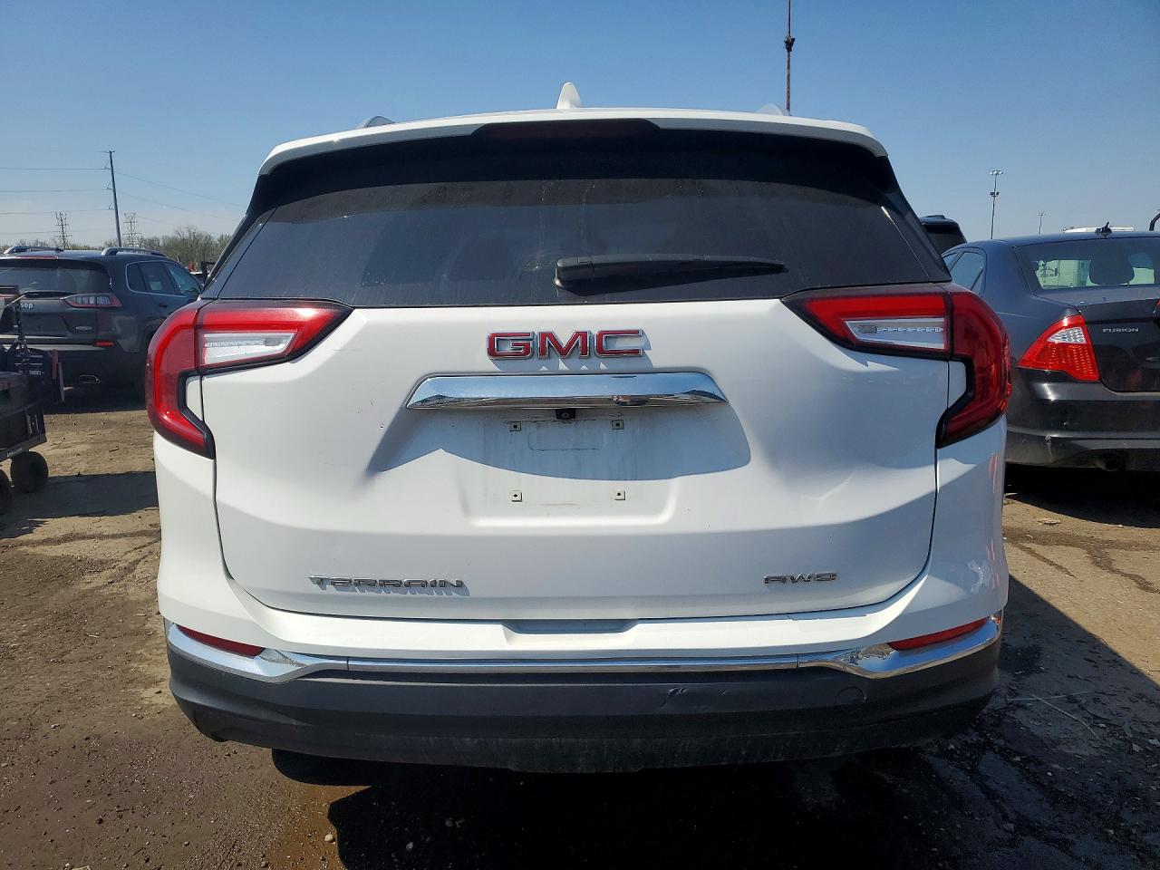 2022 Gmc Terrain Slt White vin: 3GKALVEV8NL158887