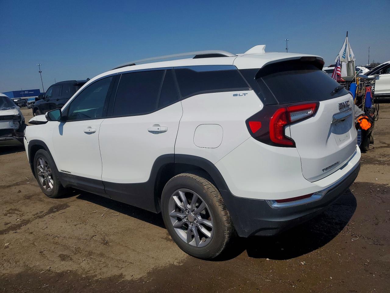2022 Gmc Terrain Slt White vin: 3GKALVEV8NL158887