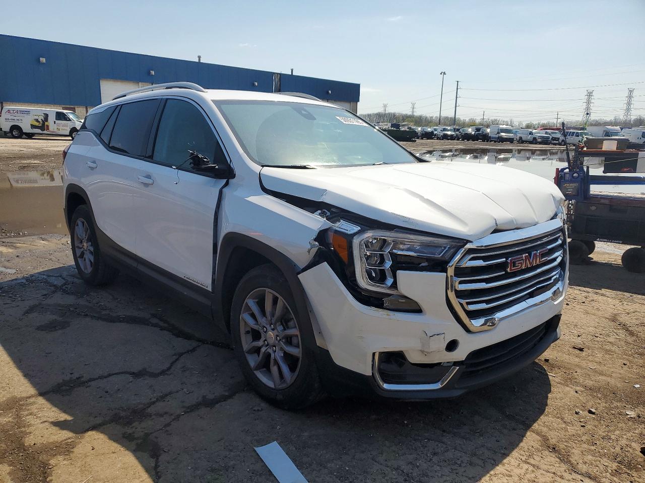 2022 Gmc Terrain Slt White vin: 3GKALVEV8NL158887