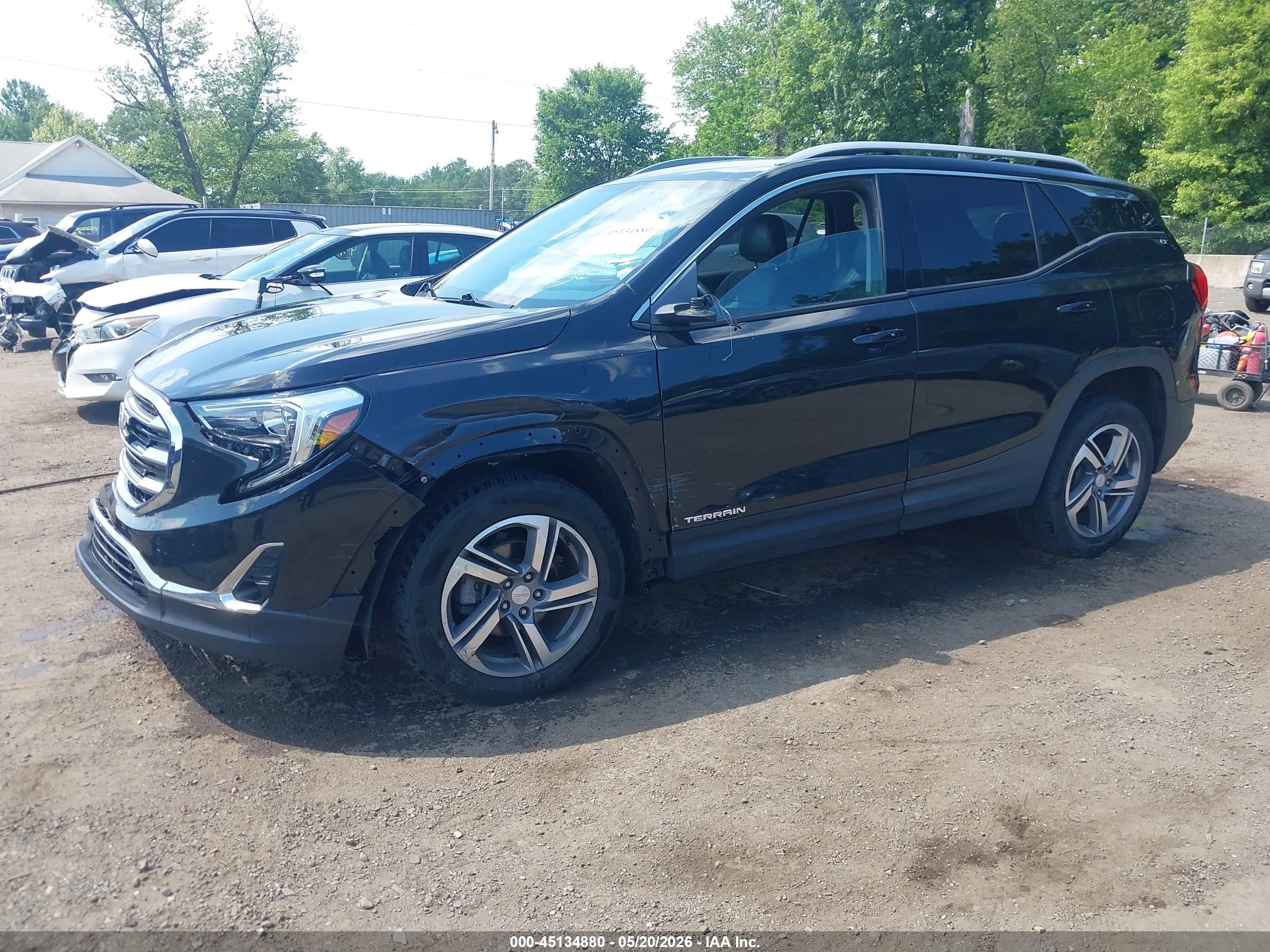 2020 Gmc Terrain Awd Slt Black vin: 3GKALVEV9LL142887