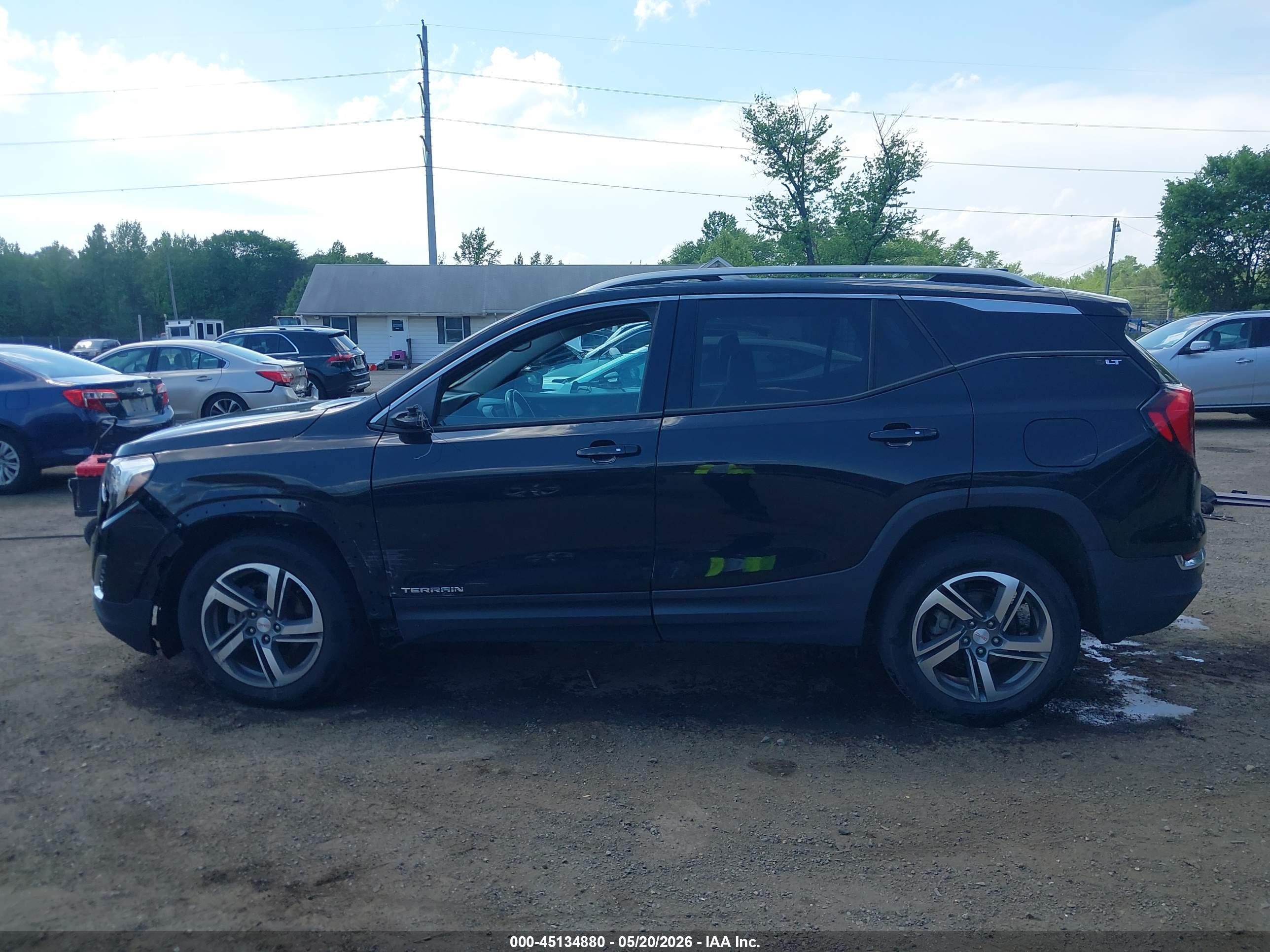 2020 Gmc Terrain Awd Slt Black vin: 3GKALVEV9LL142887