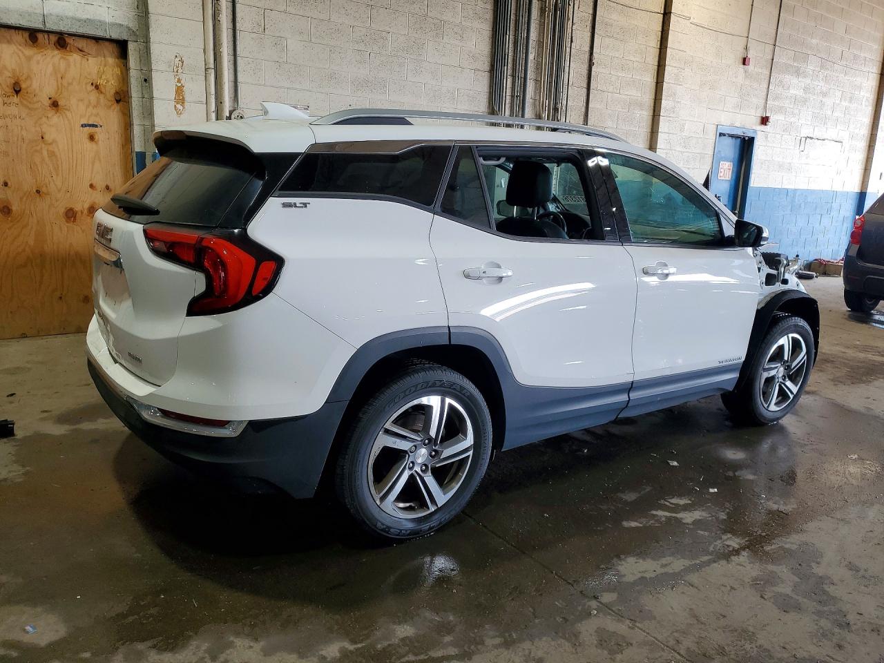 2019 Gmc Terrain Slt White vin: 3GKALVEVXKL270084