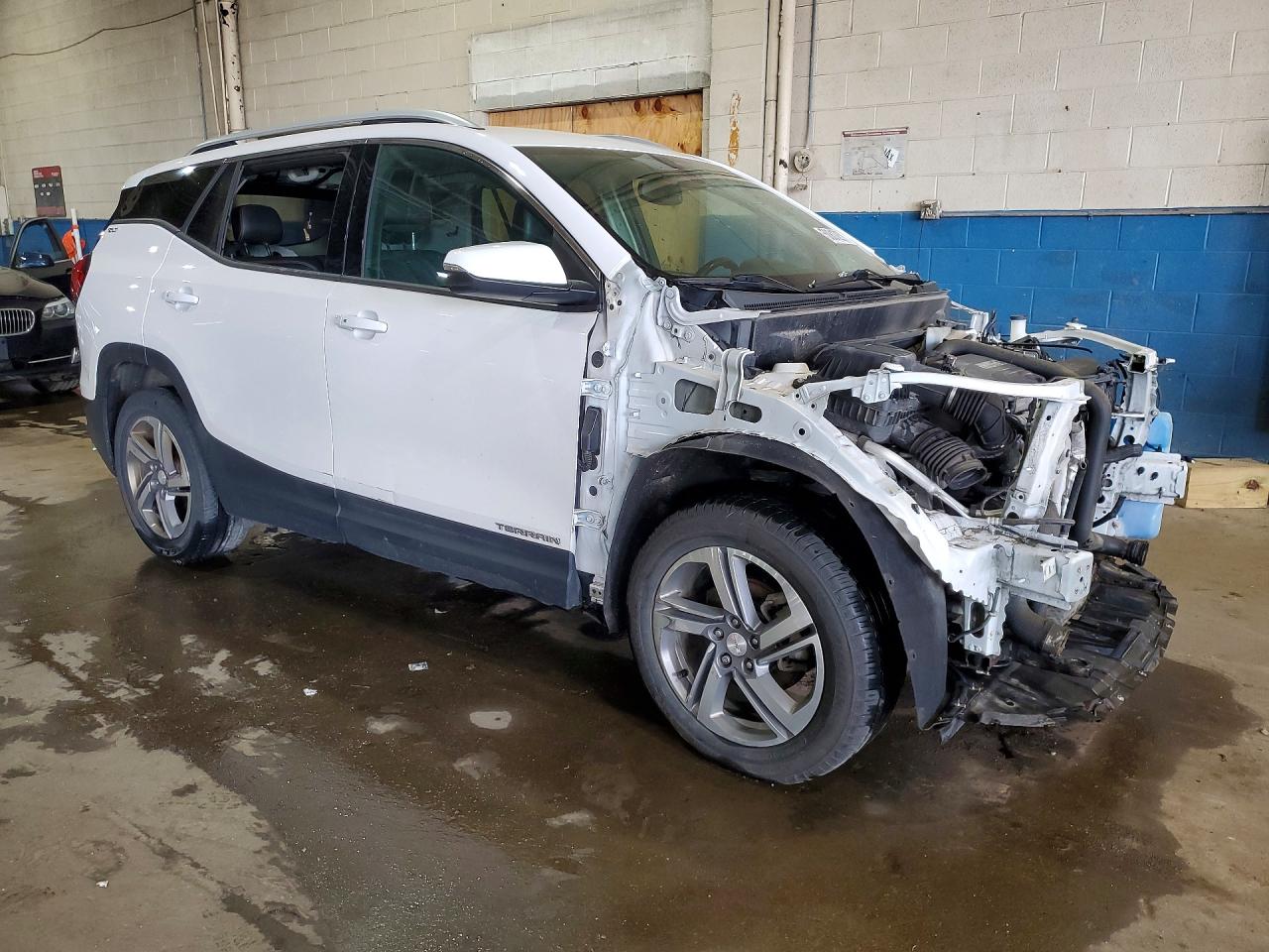 2019 Gmc Terrain Slt White vin: 3GKALVEVXKL270084