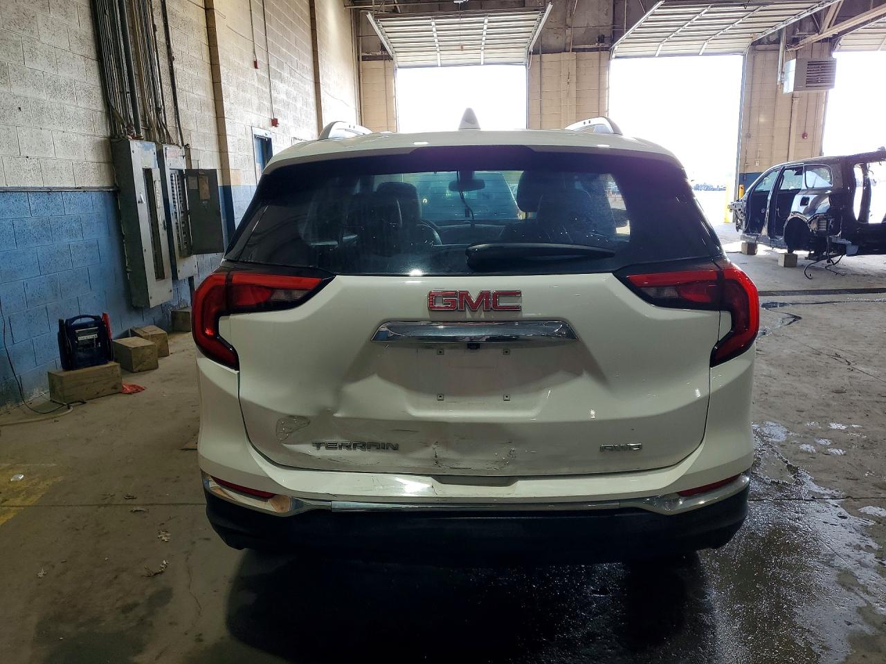 2019 Gmc Terrain Slt White vin: 3GKALVEVXKL270084