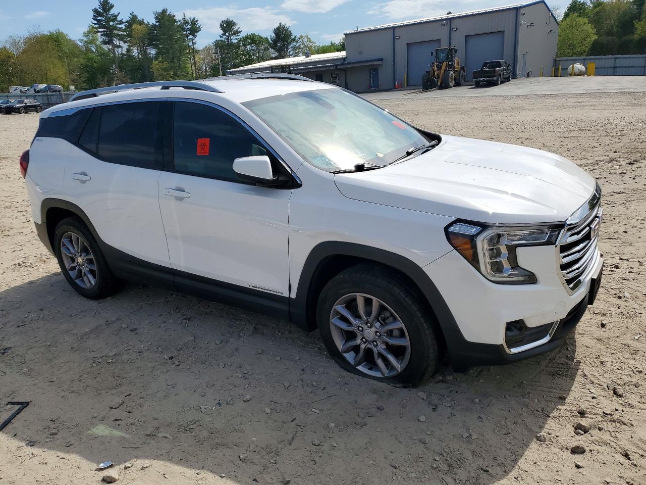 2022 Gmc Terrain Slt White vin: 3GKALVEVXNL158048
