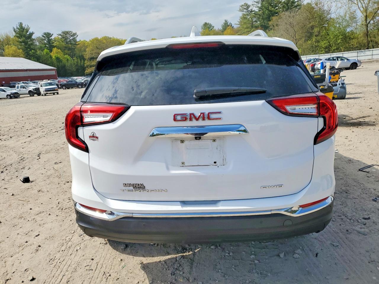 2022 Gmc Terrain Slt White vin: 3GKALVEVXNL158048