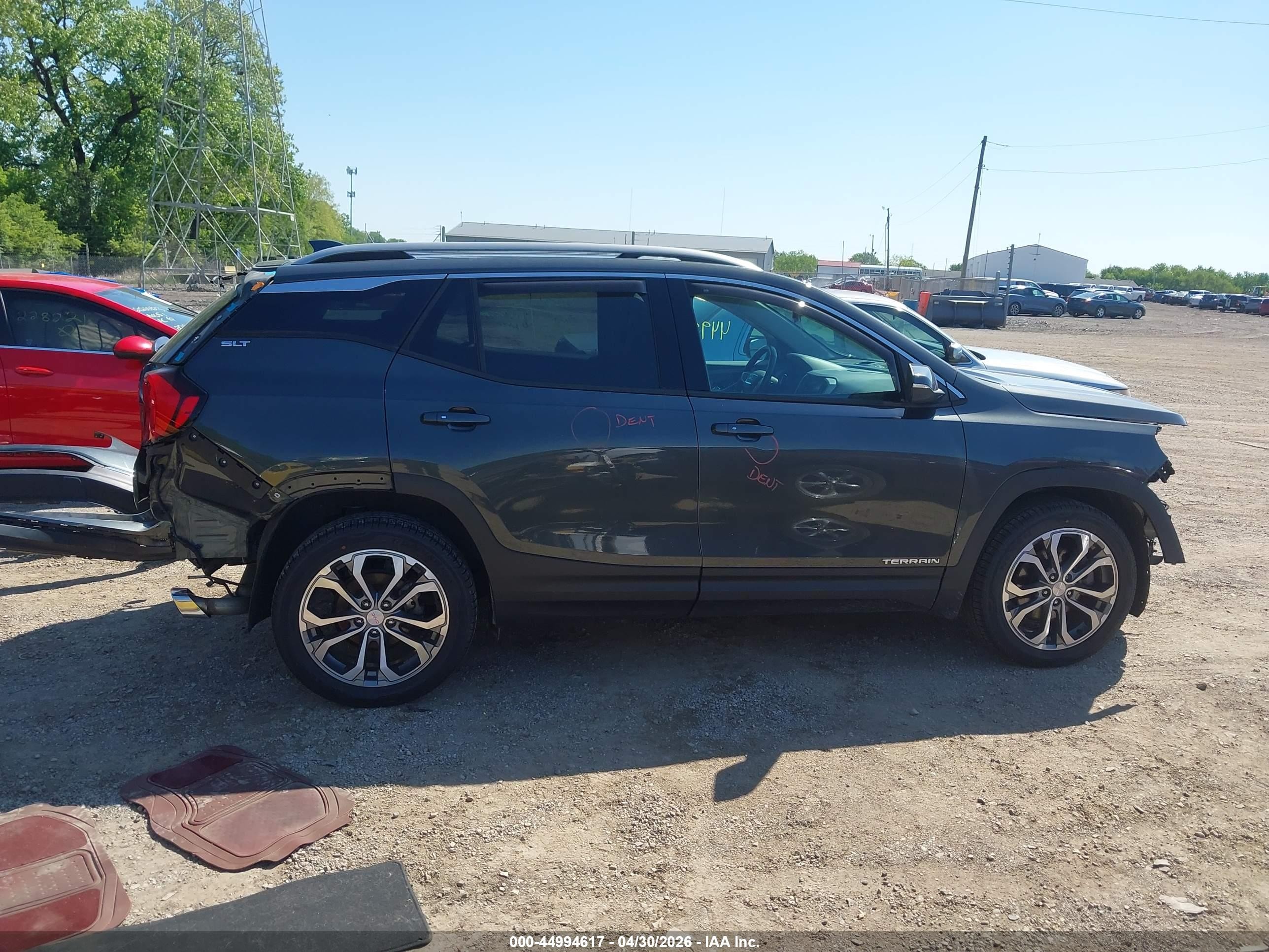 2020 Gmc Terrain Awd Slt Gray vin: 3GKALVEX1LL271238