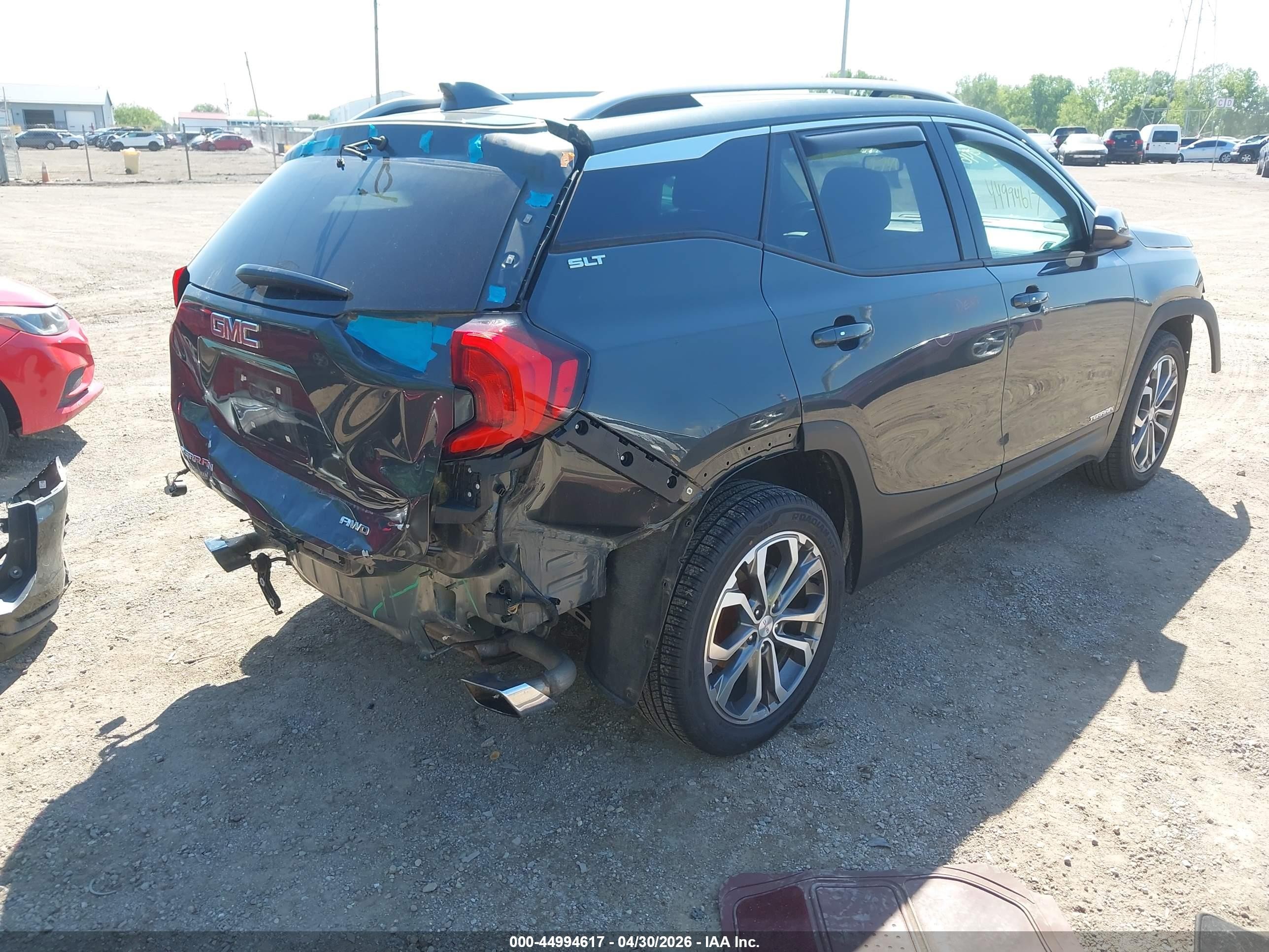 2020 Gmc Terrain Awd Slt Gray vin: 3GKALVEX1LL271238