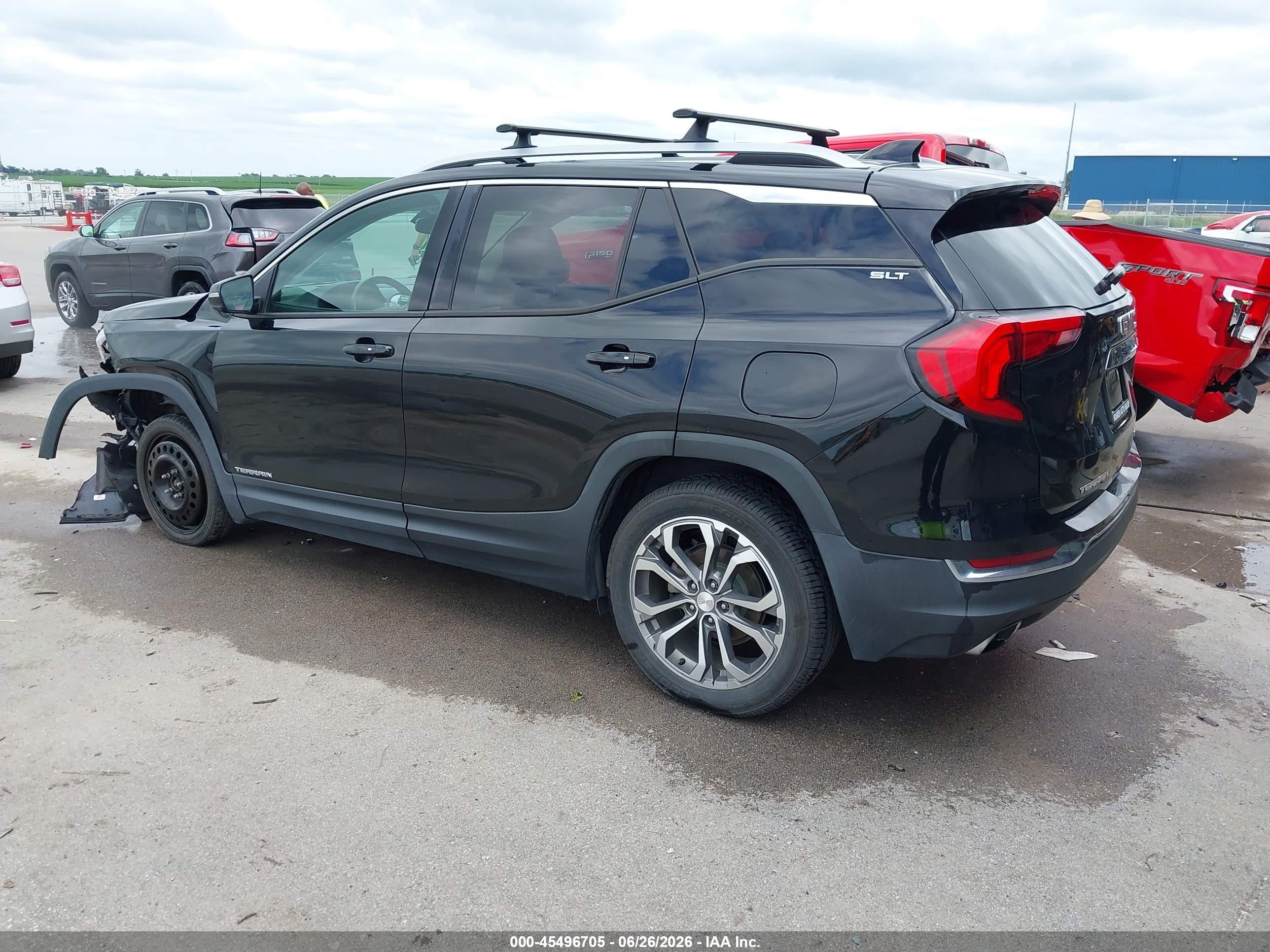 2018 Gmc Terrain Slt Black vin: 3GKALVEX3JL311865