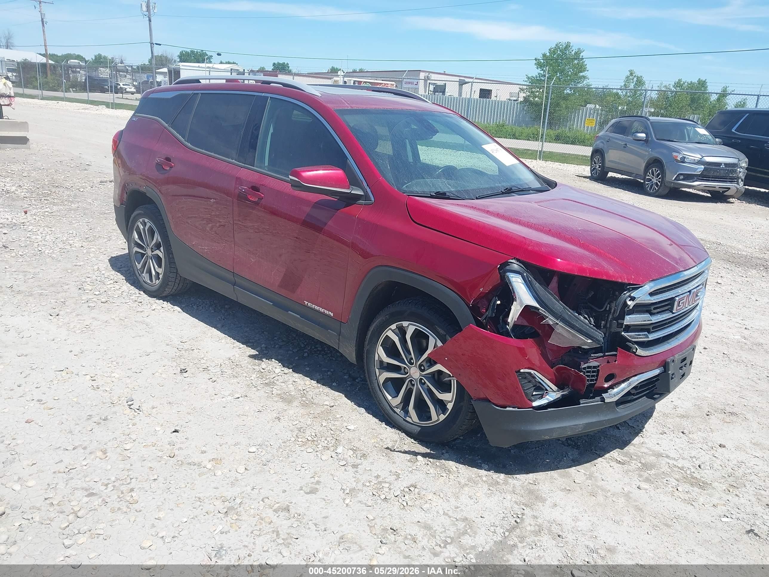2018 Gmc Terrain Slt Red vin: 3GKALVEX5JL250938