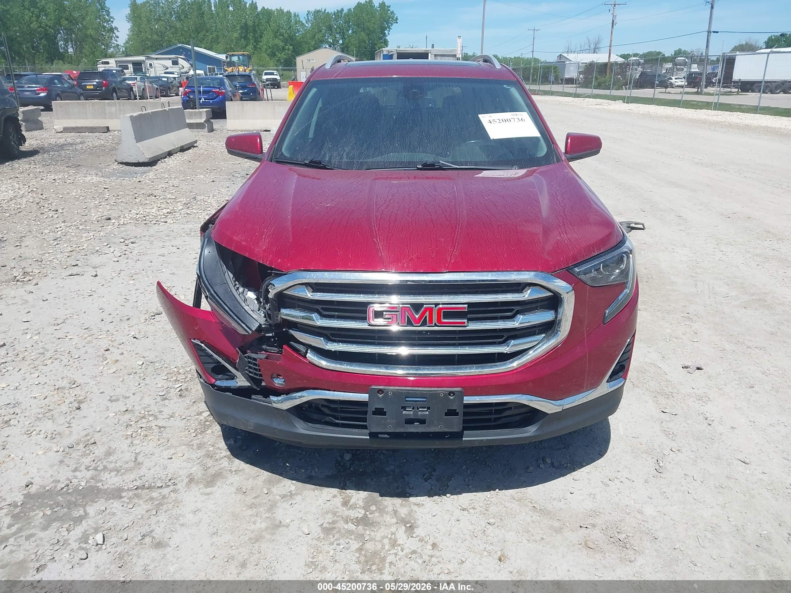 2018 Gmc Terrain Slt Red vin: 3GKALVEX5JL250938