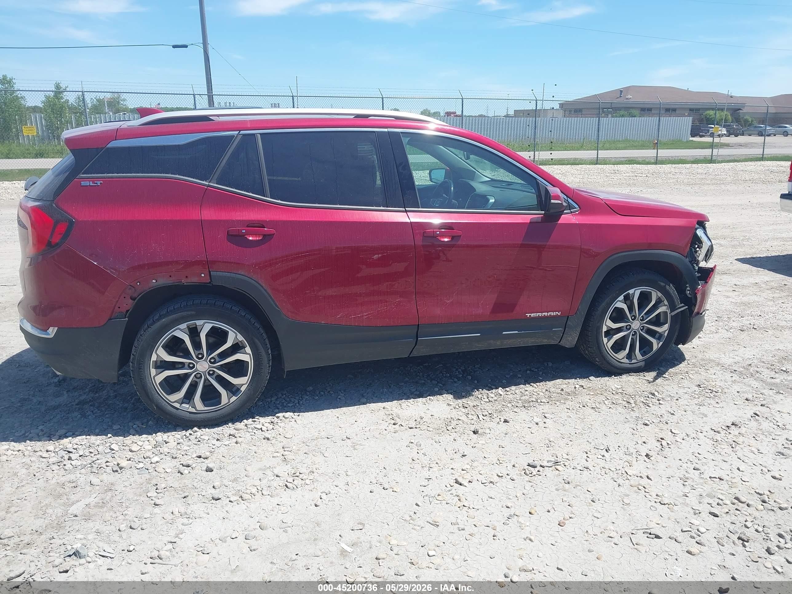 2018 Gmc Terrain Slt Red vin: 3GKALVEX5JL250938