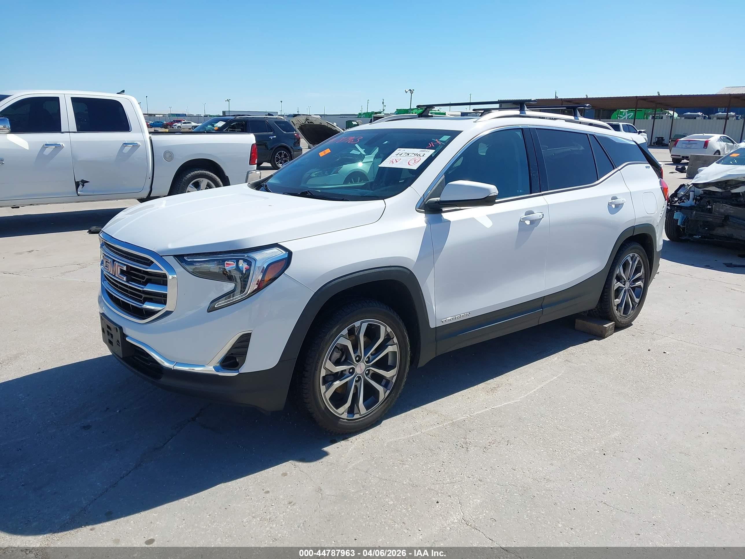2018 Gmc Terrain Slt White vin: 3GKALVEX7JL220405