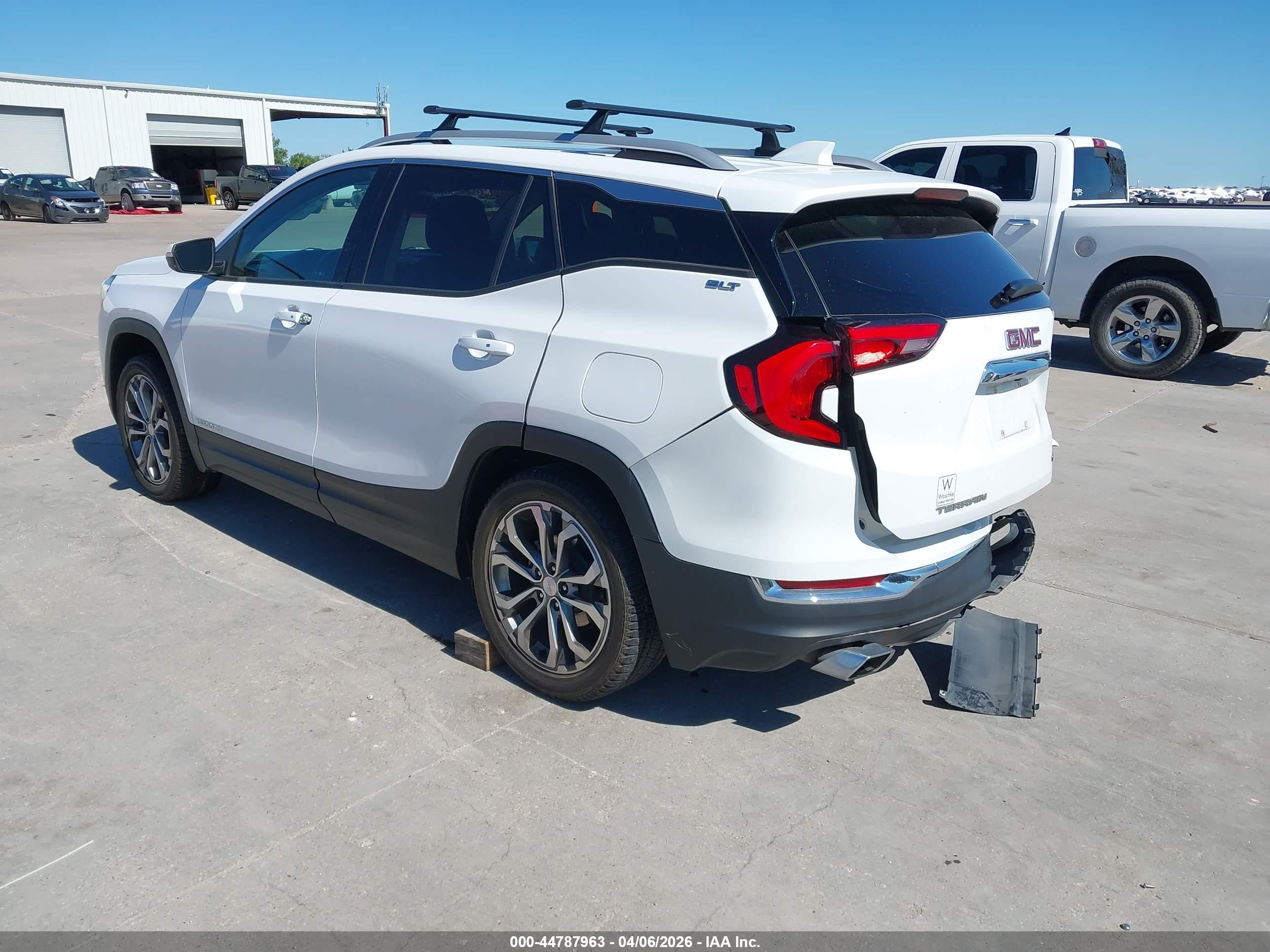 2018 Gmc Terrain Slt White vin: 3GKALVEX7JL220405