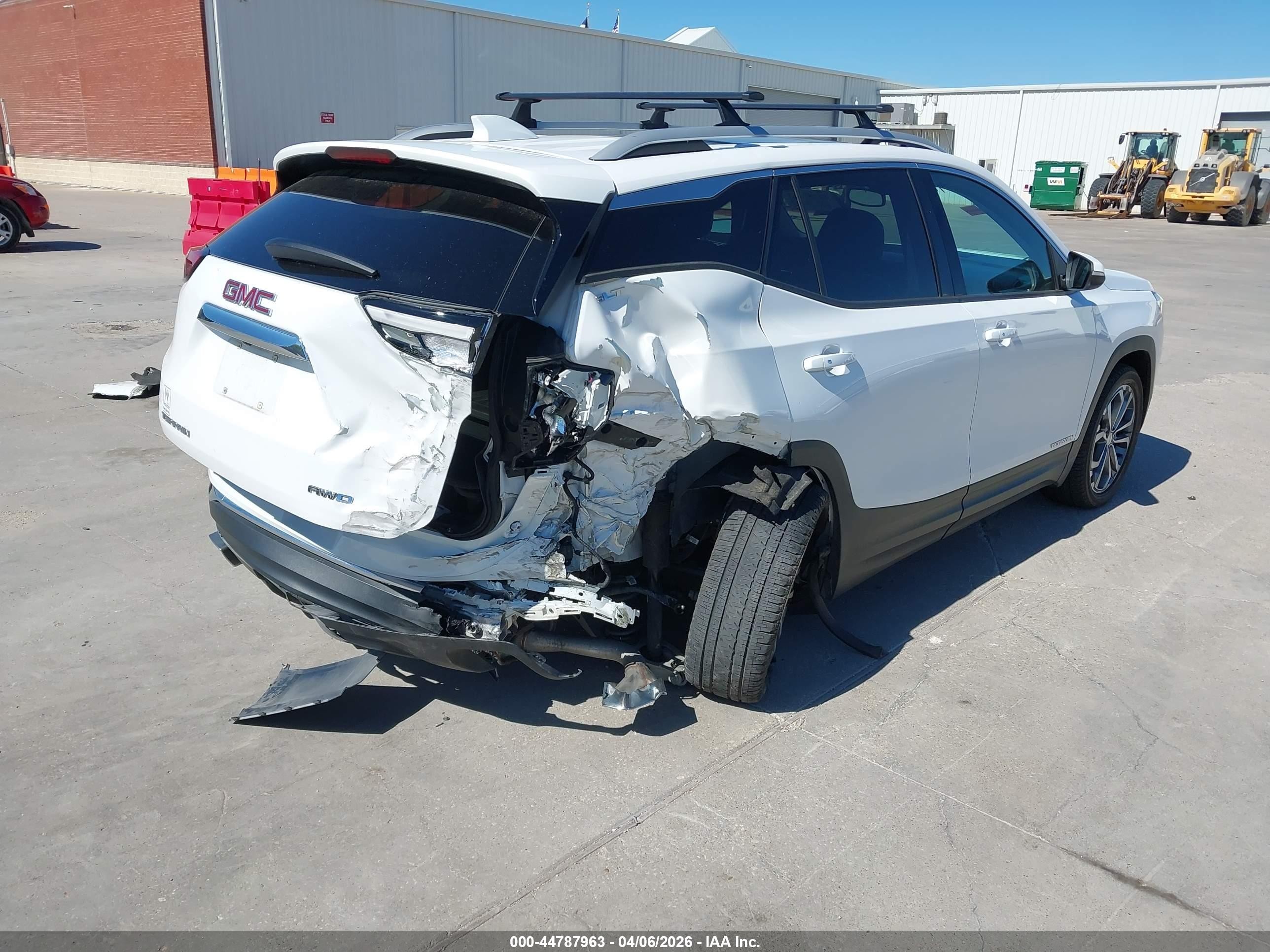 2018 Gmc Terrain Slt White vin: 3GKALVEX7JL220405