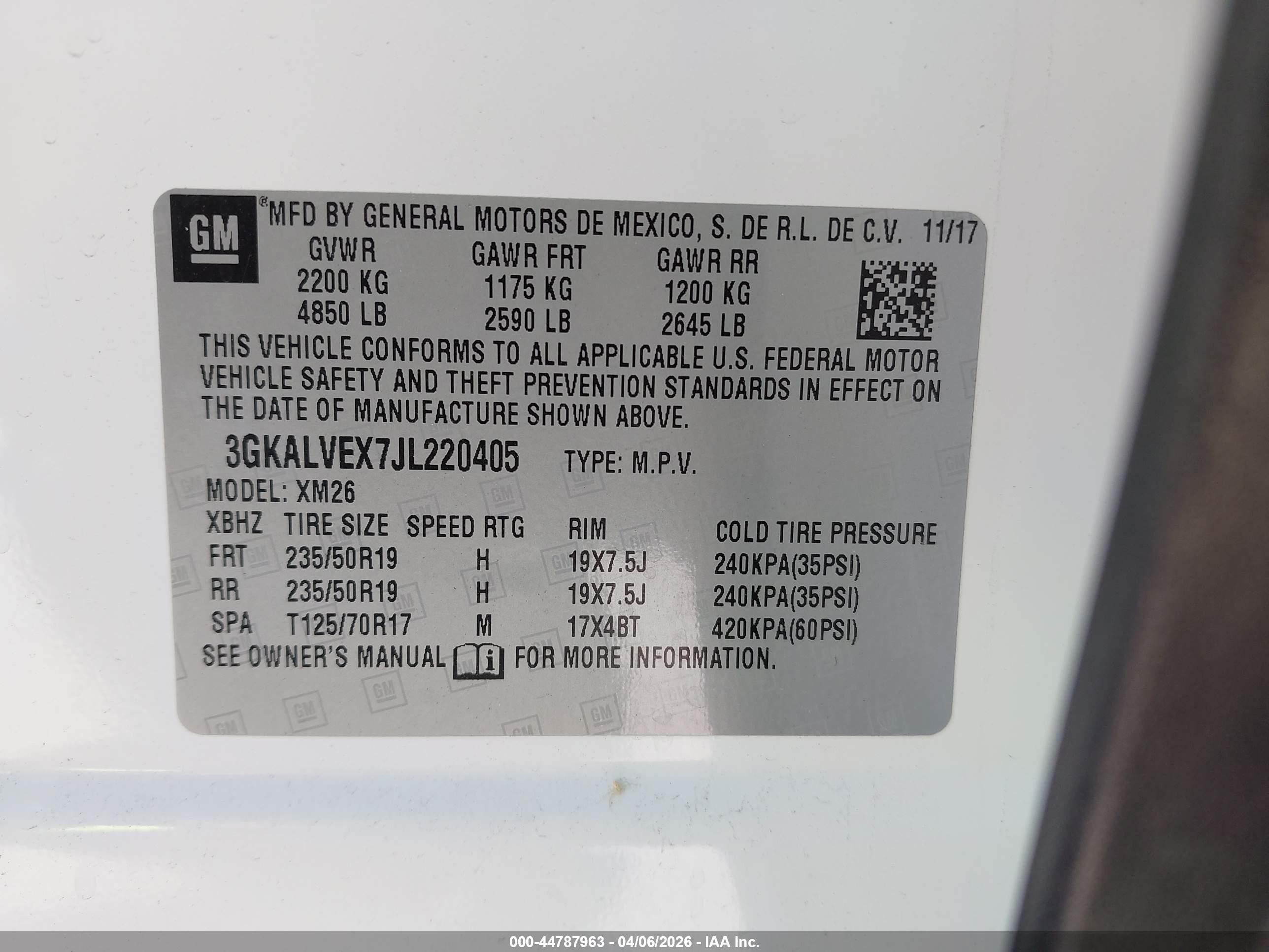 2018 Gmc Terrain Slt White vin: 3GKALVEX7JL220405