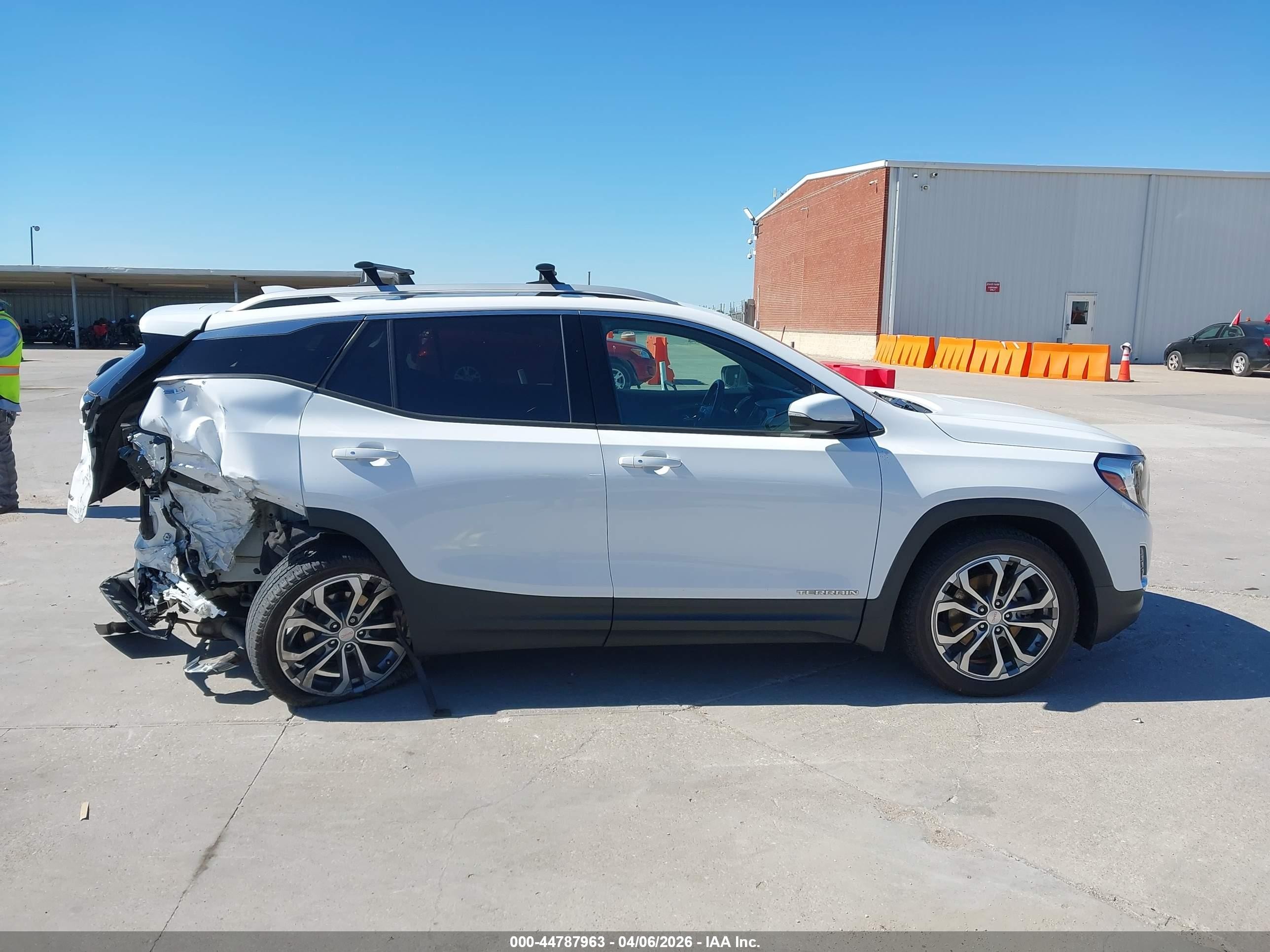 2018 Gmc Terrain Slt White vin: 3GKALVEX7JL220405
