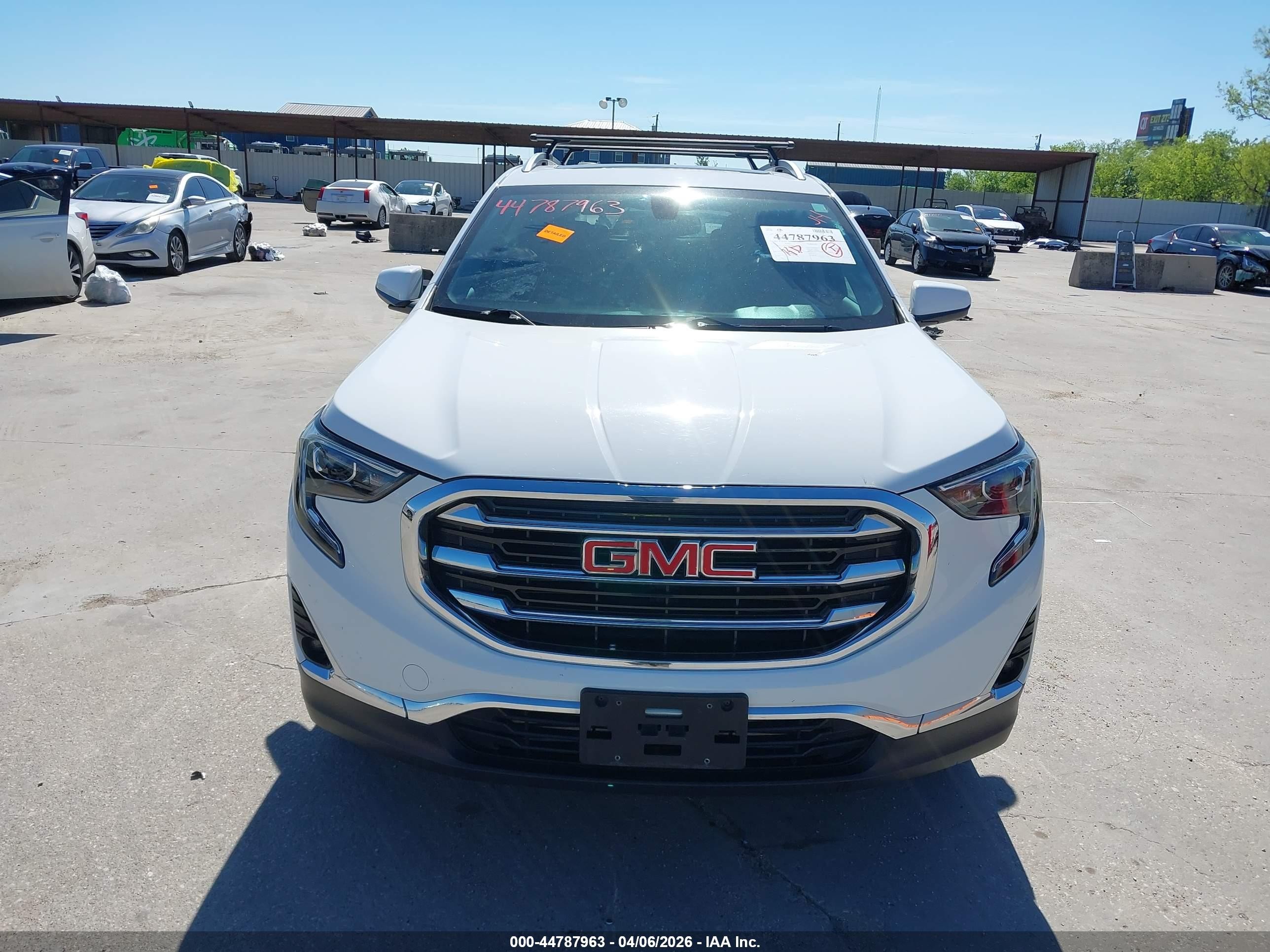2018 Gmc Terrain Slt White vin: 3GKALVEX7JL220405