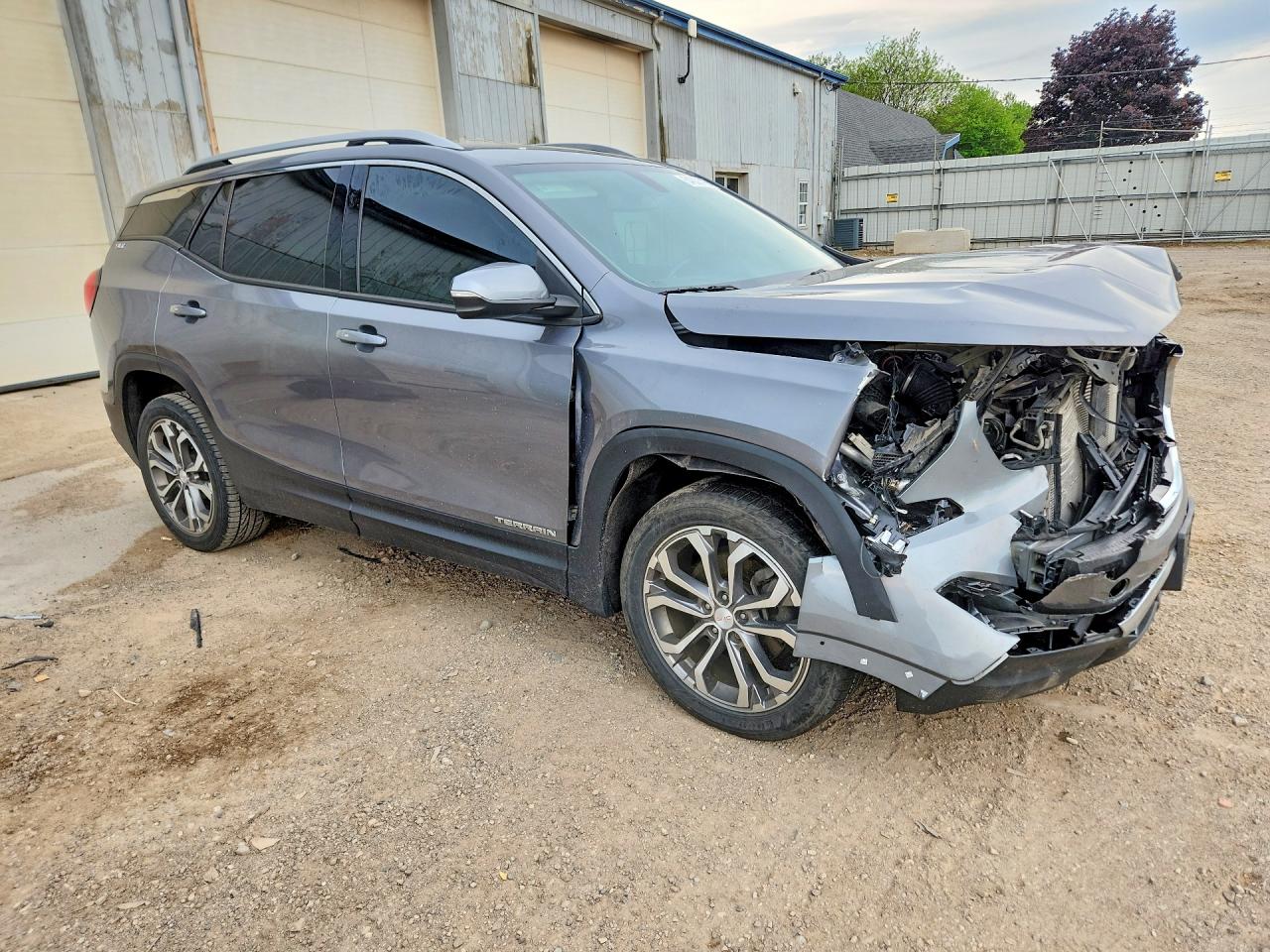 2018 Gmc Terrain Slt Серый vin: 3GKALVEX7JL246101