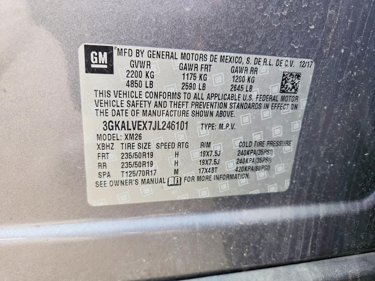 2018 Gmc Terrain Slt Серый vin: 3GKALVEX7JL246101