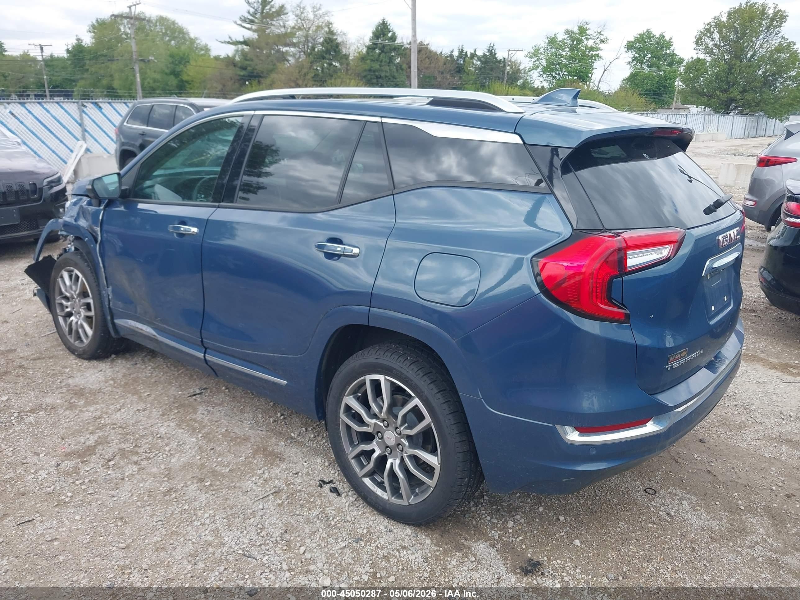 2024 Gmc Terrain Awd Denali Синий vin: 3GKALXEG9RL218579