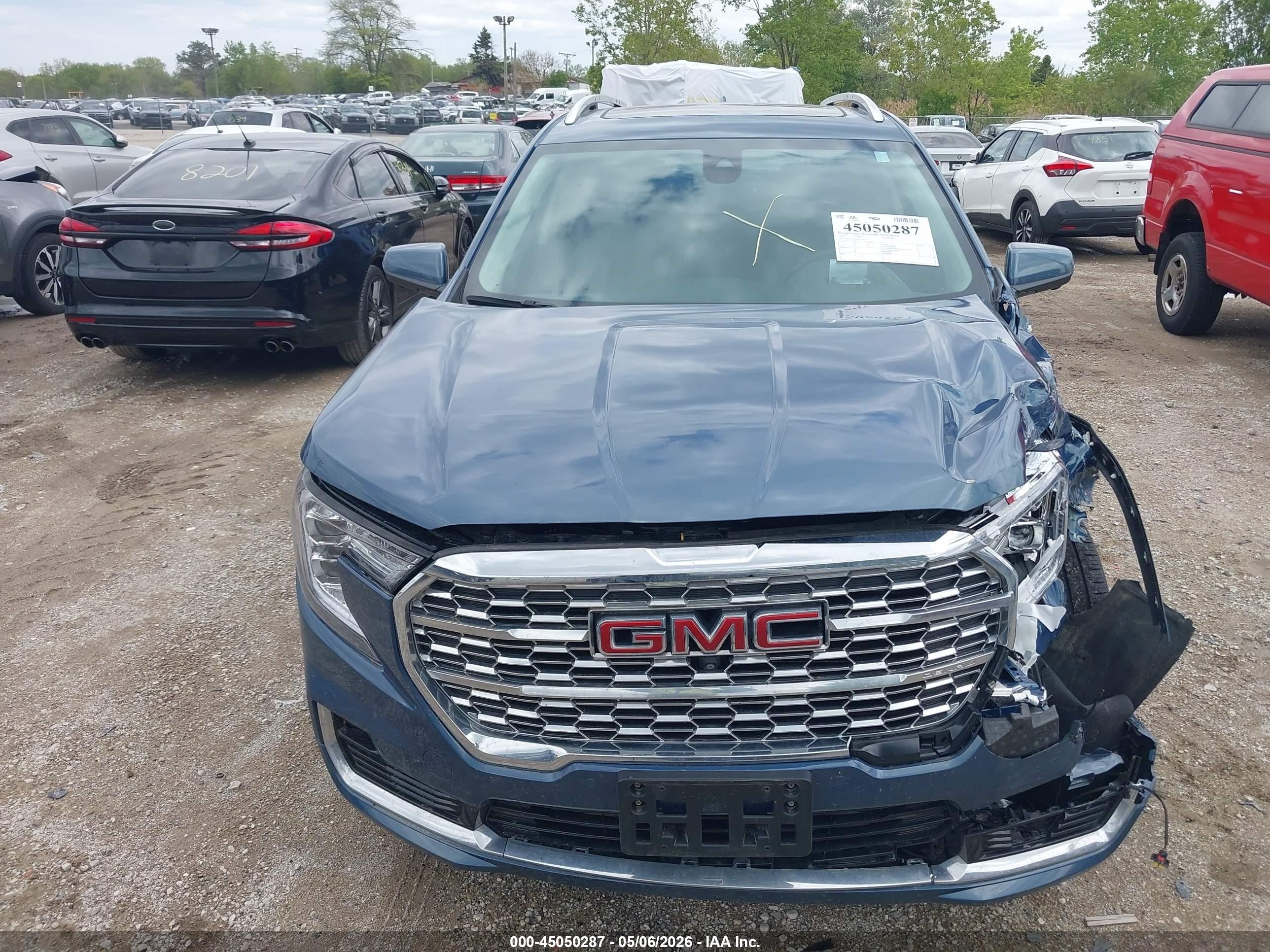 2024 Gmc Terrain Awd Denali Синий vin: 3GKALXEG9RL218579